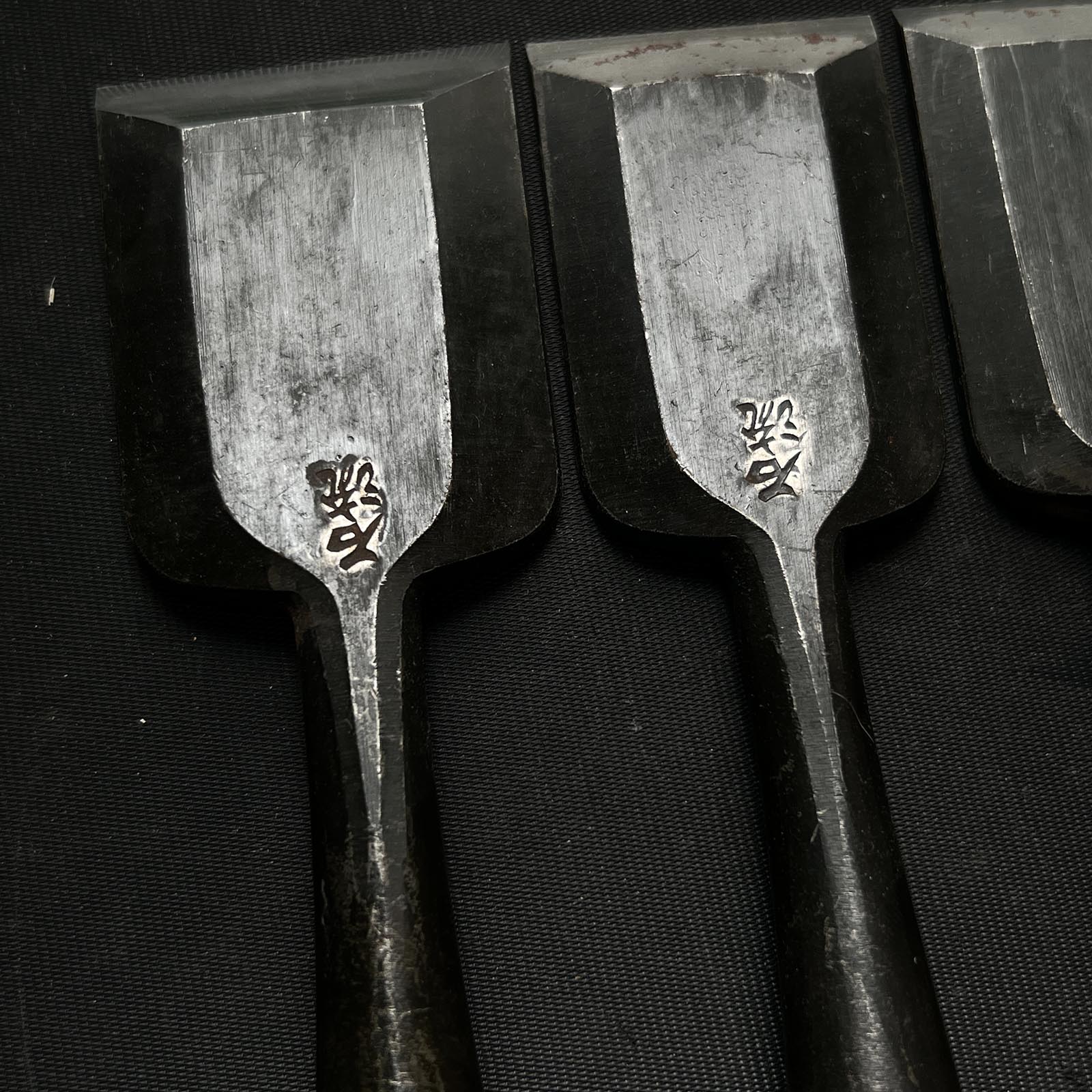 Old stock Sekiryu Shorter Timber chisels 掘出し物 石流 中叩組鑿 Chu-Tatakinomi