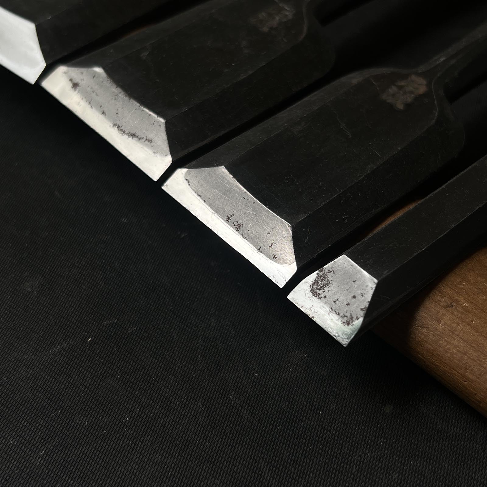 Old stock Sekiryu Shorter Timber chisels 掘出し物 石流 中叩組鑿 Chu-Tatakinomi