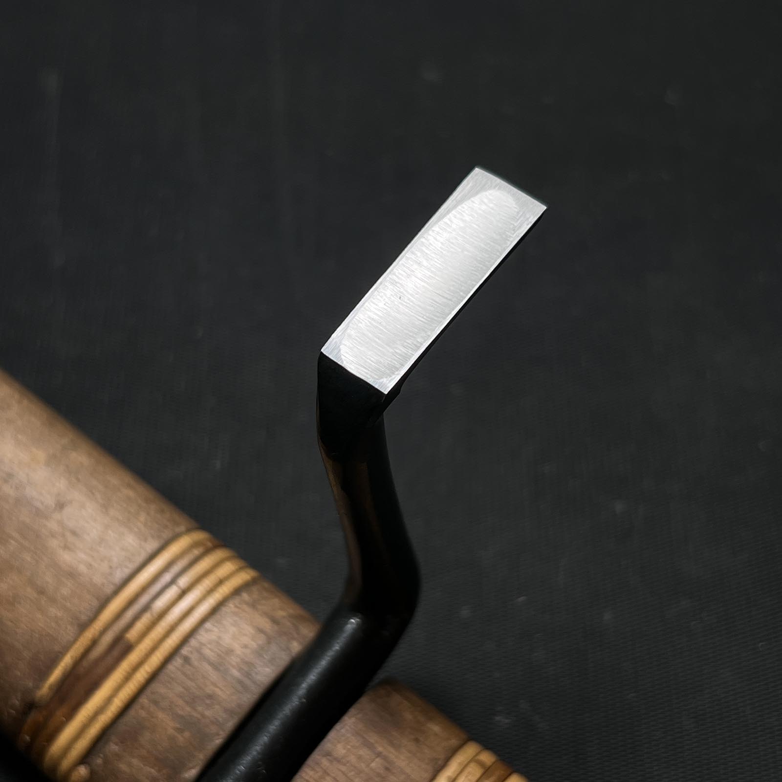 Ioroi Trowel chisel (Kote nomi) For Plane's wooden body made by Ioroi Hideo 五百蔵秀夫作 五百蔵 鉋台用 鏝鑿 9mm