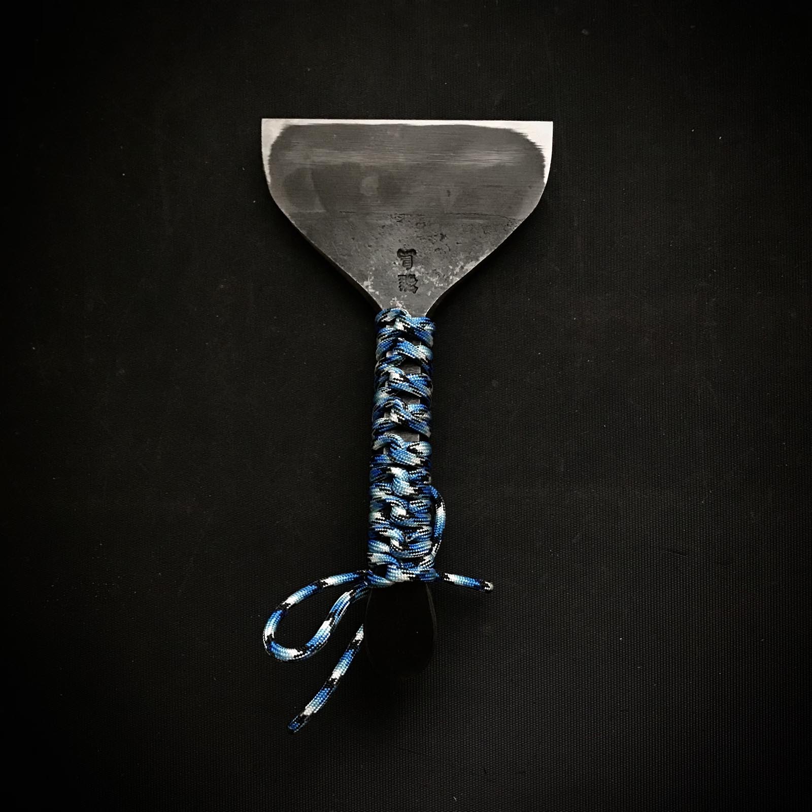 KUSHIRA Scraper with blue steel (For Plane Body Bottom Set up ) 鯨 鉋下端スクレイパー 水野清介氏の弟子作 98mm