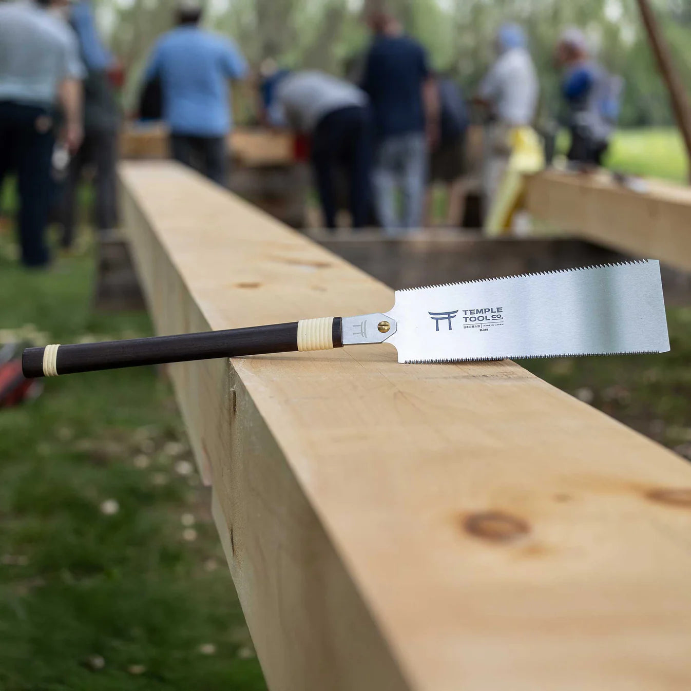 Temple Tool Japanese Pull Saw Fine Double-Edge 240mm テンプルツール 両刃鋸 240mm