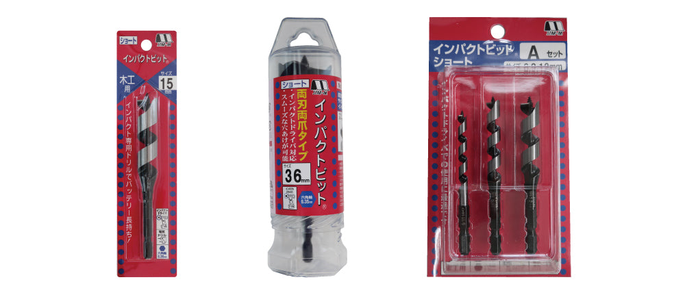 Star-M No.7S Impact Bit Short Type / スターエム No.7S インパクトビット ショート