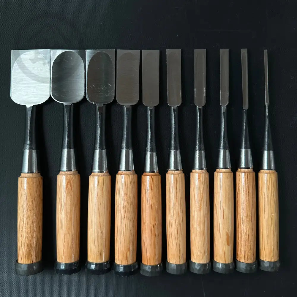 義隆 追入鑿 白紙鋼 赤樫柄 Yoshitaka Bench chisels Each size(Oirenomi) Chisels ・鑿
