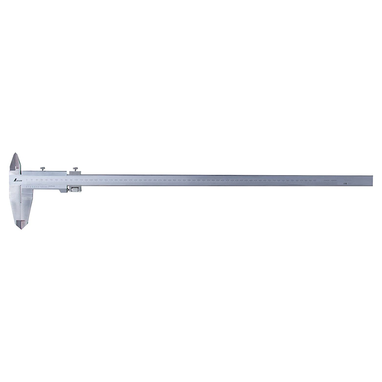 SHINWA Basic Vernier calipers Silver シンワ測定(Shinwa Sokutei) 普及ノギス シルバー