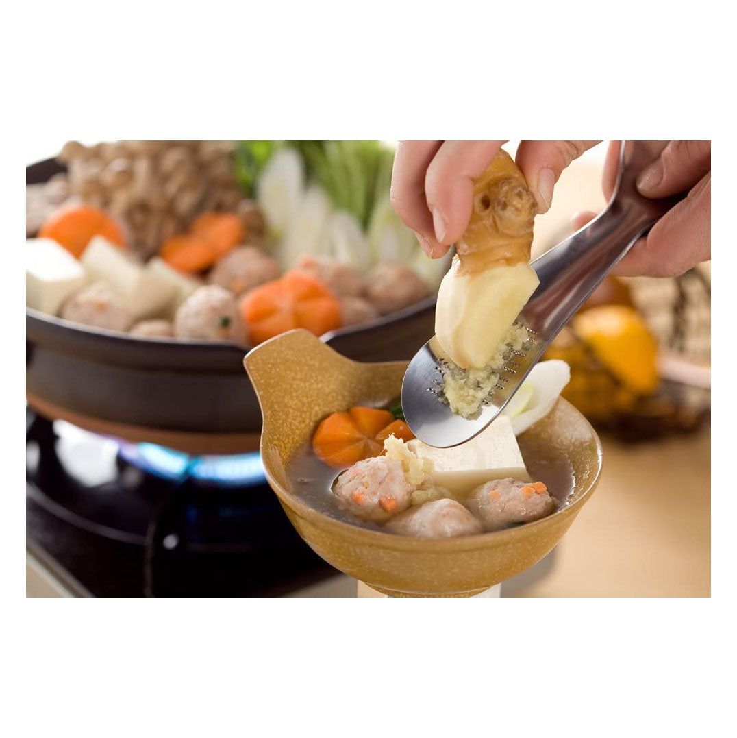 Japanese Stainless Steel standing style OROSHI Food Grater ステンレス製 立つ薬味おろし