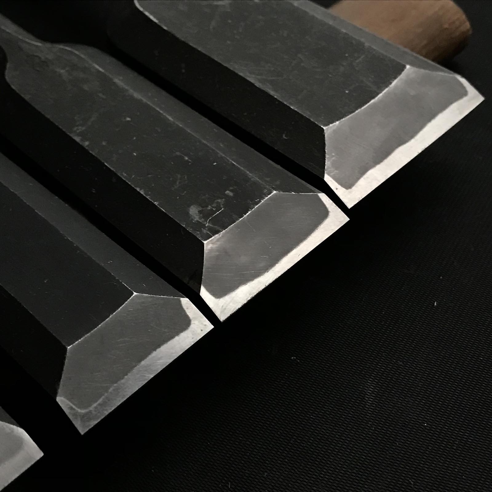 Old stock #4 Mixed set for beginner Timber chisels set with White steel 掘出し物 バラ鑿合わせ 初心者におすすめ 叩鑿5本組 Tatakinomi