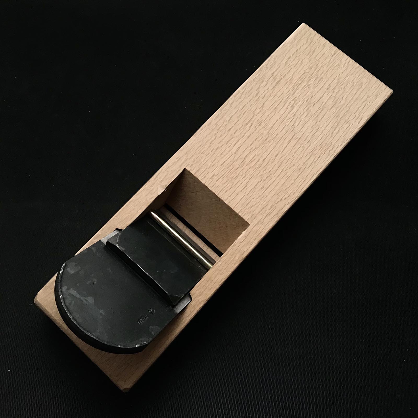 Hidari Ichihiro 3rd Smoothing Plane (Kanna) by Yamazaki Shouzou 山崎正三作 左市弘 仕上げ鉋 70mm