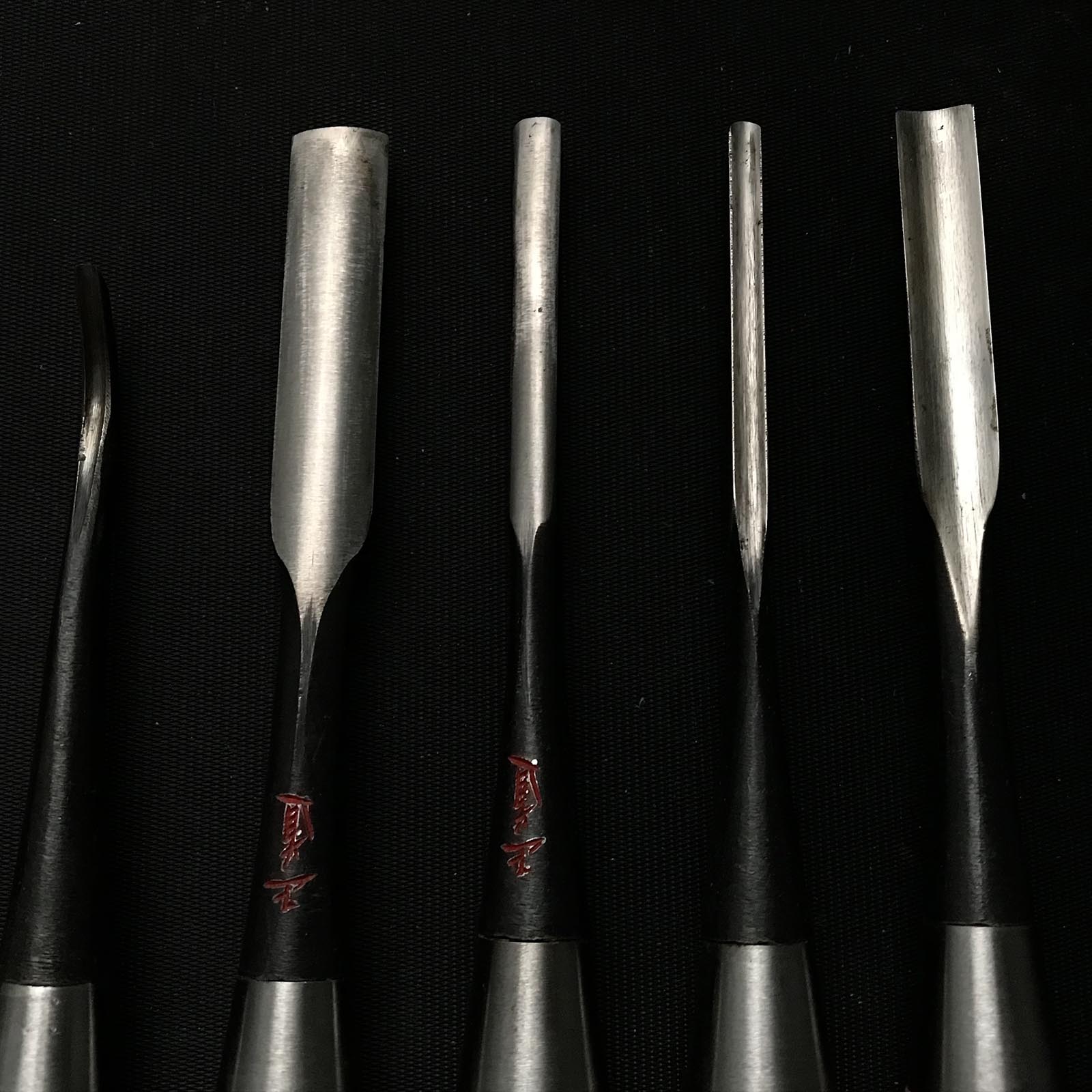 古株 #3 正道 彫刻ノミセット 掘り出し物 正道 彫刻組鑿 10本