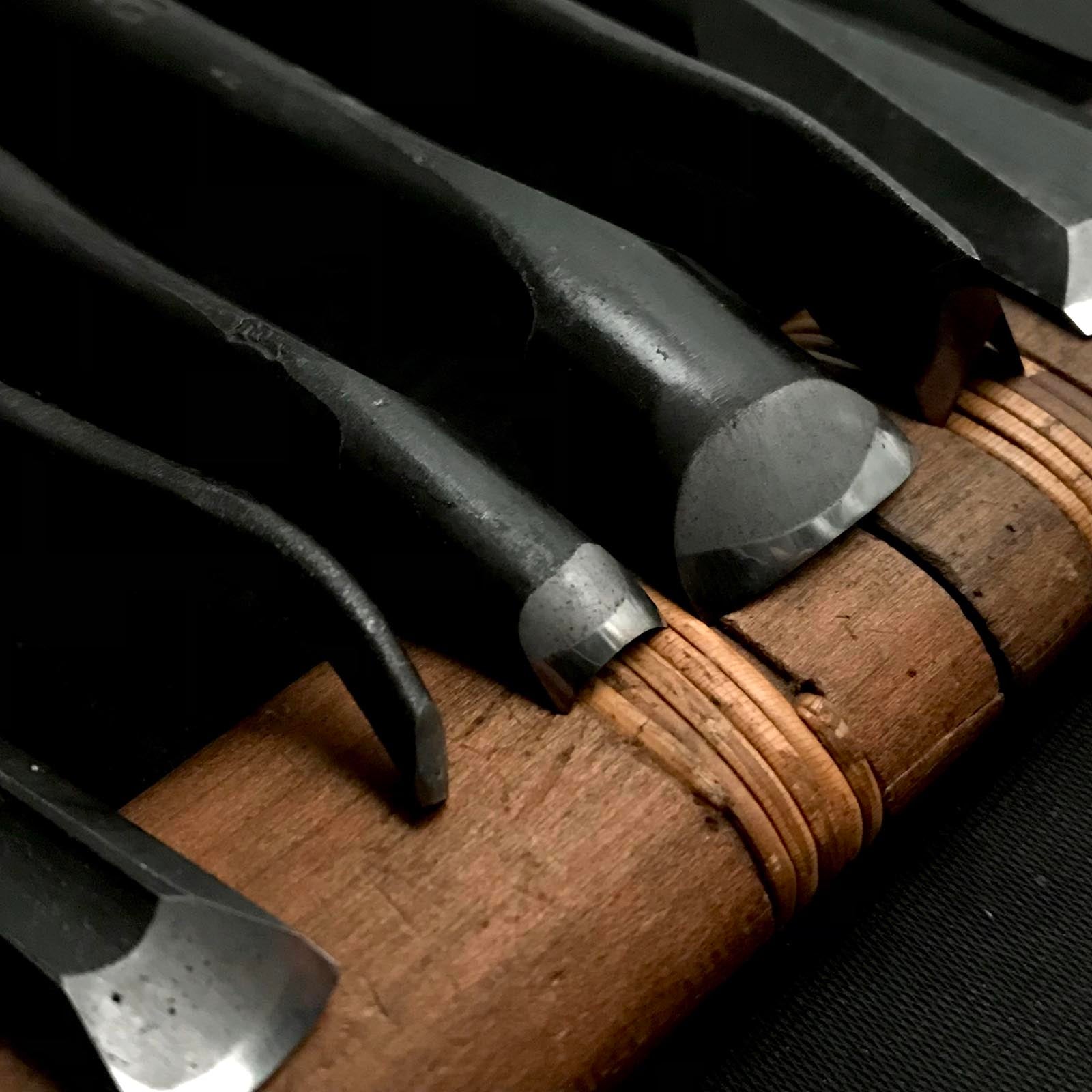 古株 #3 正道 彫刻ノミセット 掘り出し物 正道 彫刻組鑿 10本