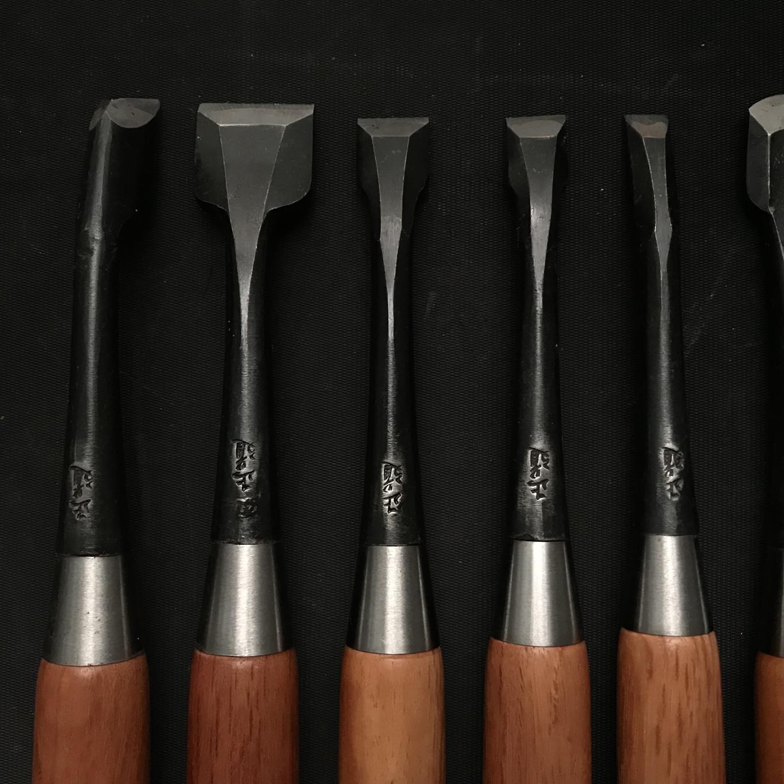 古株2号 正道 彫刻ノミセット 掘り出し物 正道 彫刻組鑿 10本