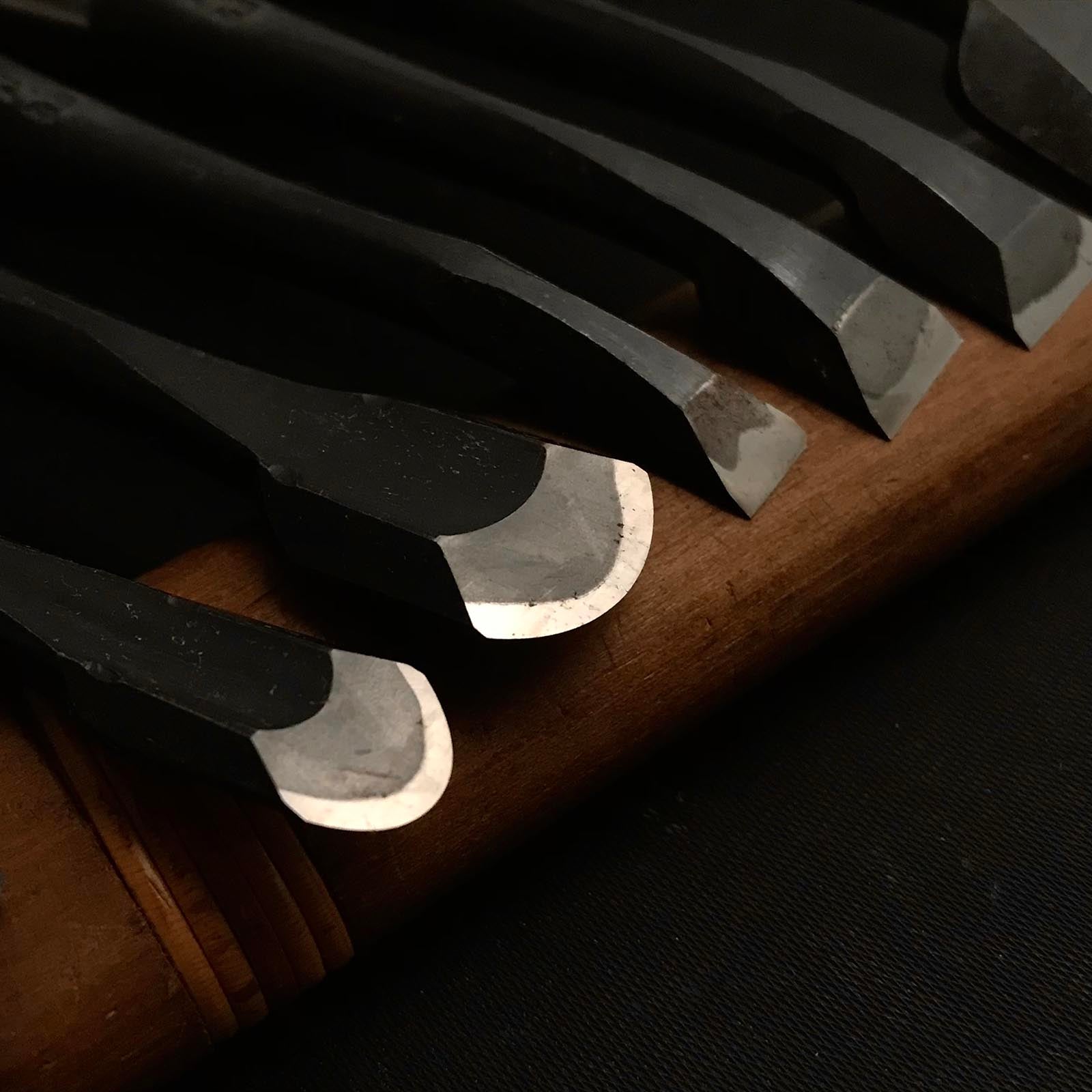 古株2号 正道 彫刻ノミセット 掘り出し物 正道 彫刻組鑿 10本