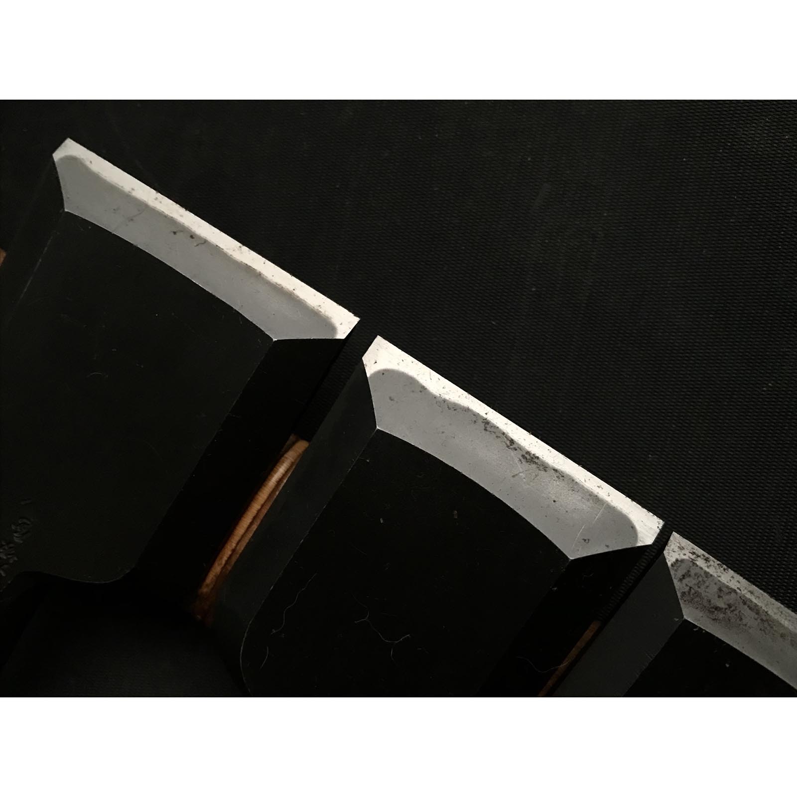 Old stock Kunikei 3rd Generation Bench chisels 掘出し物 池田慶郎氏 三代目国慶作問屋名 追入鑿 54,48,42,15,12,6mm