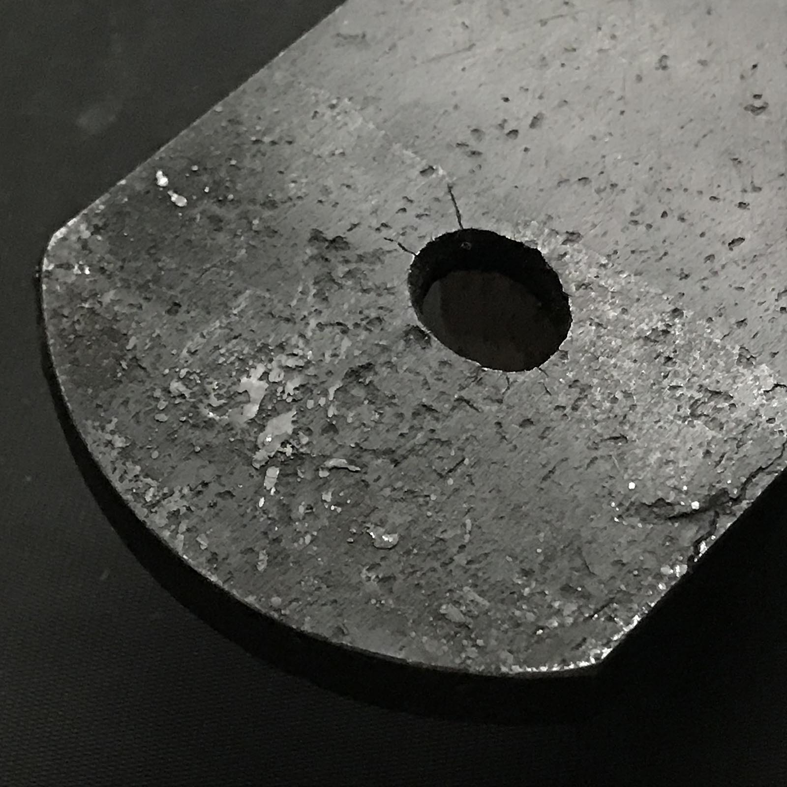 Hyakunenkizami Plane(Kanna) Blade by Seisuke Mizuno 水野清介作 百年刻穴 鉋刃 70mm