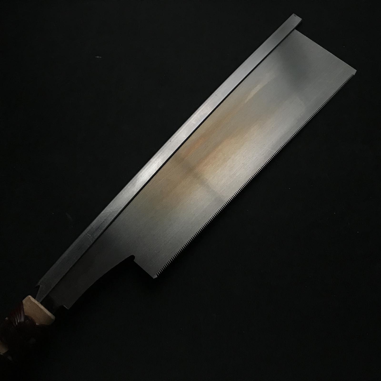 #35 Old stock Nagakatsu Noko Japanese Rip cut Zero set Dozuki Saw For Hard Wood 長勝鋸 胴付き鋸 縦挽 アサリ無し 広葉材用 270mm