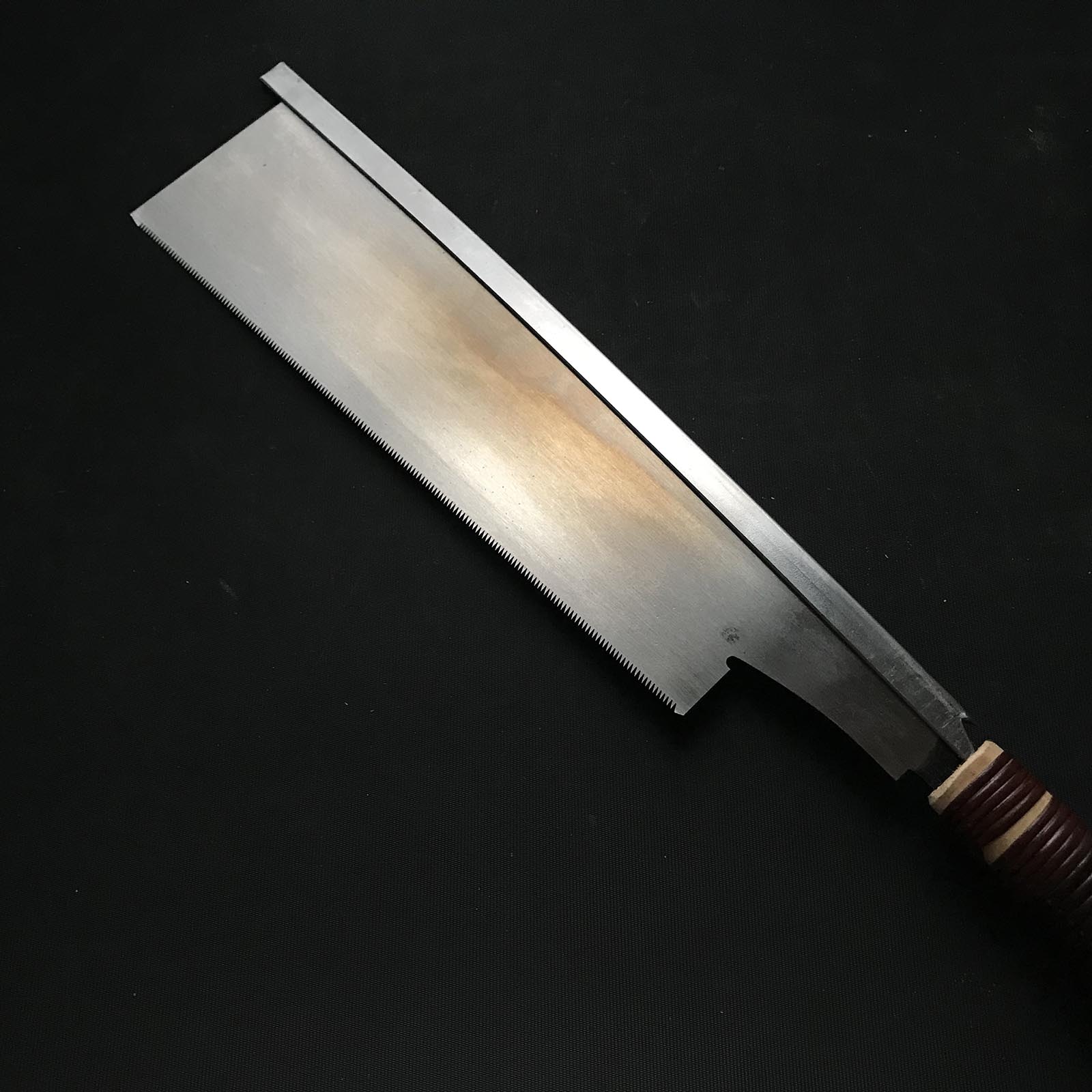 #35 Old stock Nagakatsu Noko Japanese Rip cut Zero set Dozuki Saw For Hard Wood 長勝鋸 胴付き鋸 縦挽 アサリ無し 広葉材用 270mm