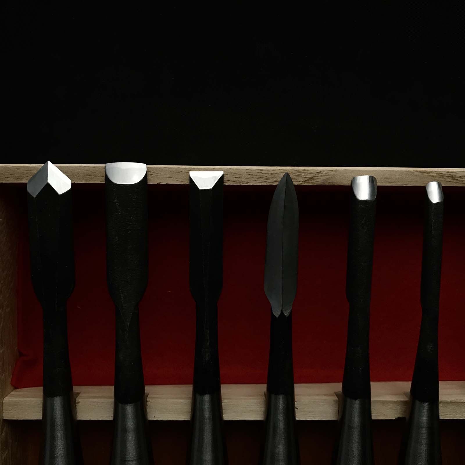 暁 彫刻組鑿 彫清作 青紙鋼