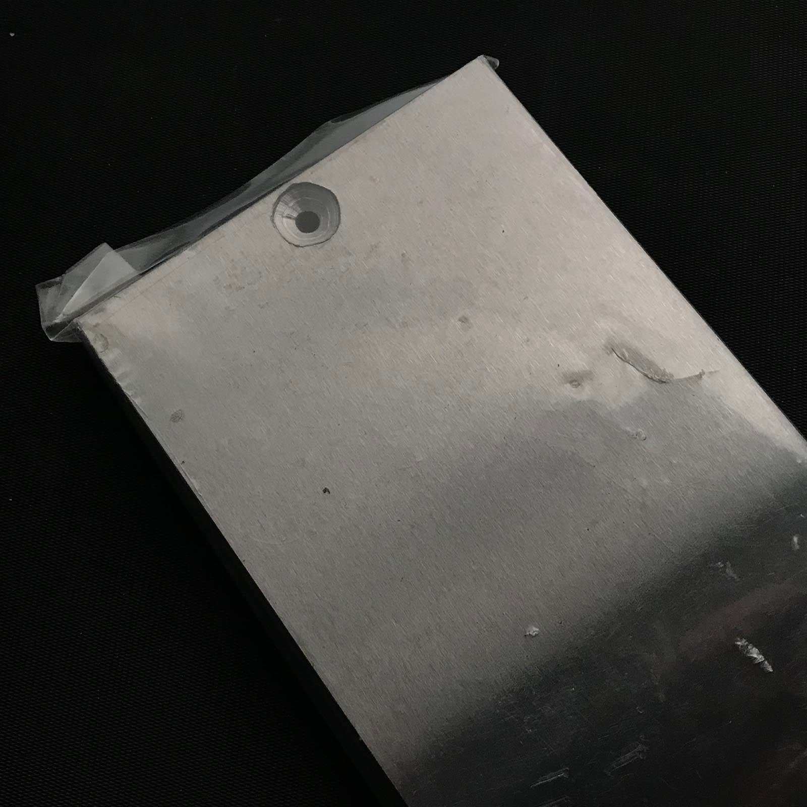 Large Kanaban (steel lapping plate) Both sides by Tsunesaburo 常三郎作 特大金盤 両面 340*90*11.5mm