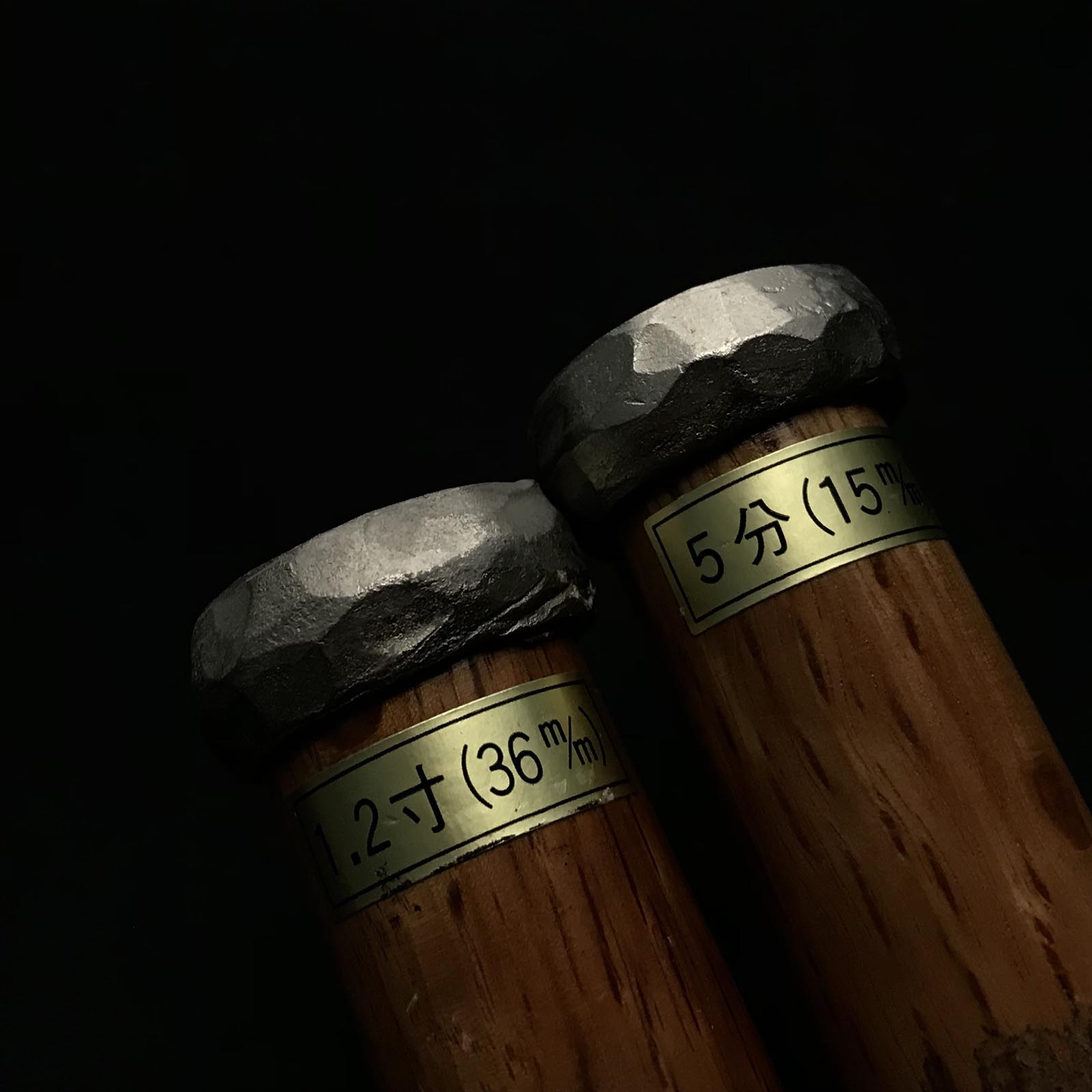 Old stock Keijyu Timber chisel by Keizaburo Nagaoke (Tatakinomi) 掘出し物 永桶啓三郎作 啓寿 叩き鑿 36mm 15mm