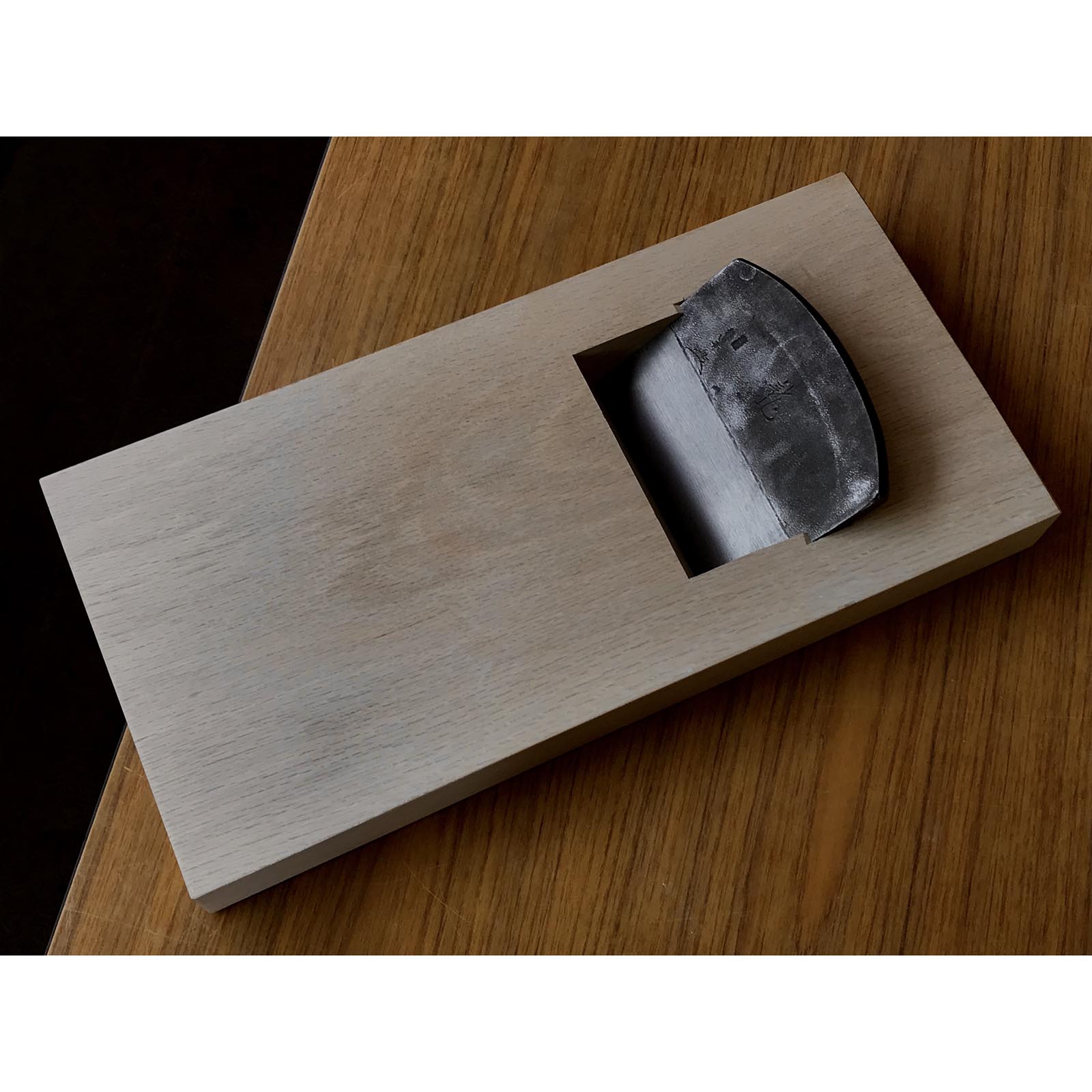 Ryu Large Plane(Kanna) by Tsutsumitomoichi From the collection of Kurashige san 蔵出し龍 堤朋一作 大鉋 125mm