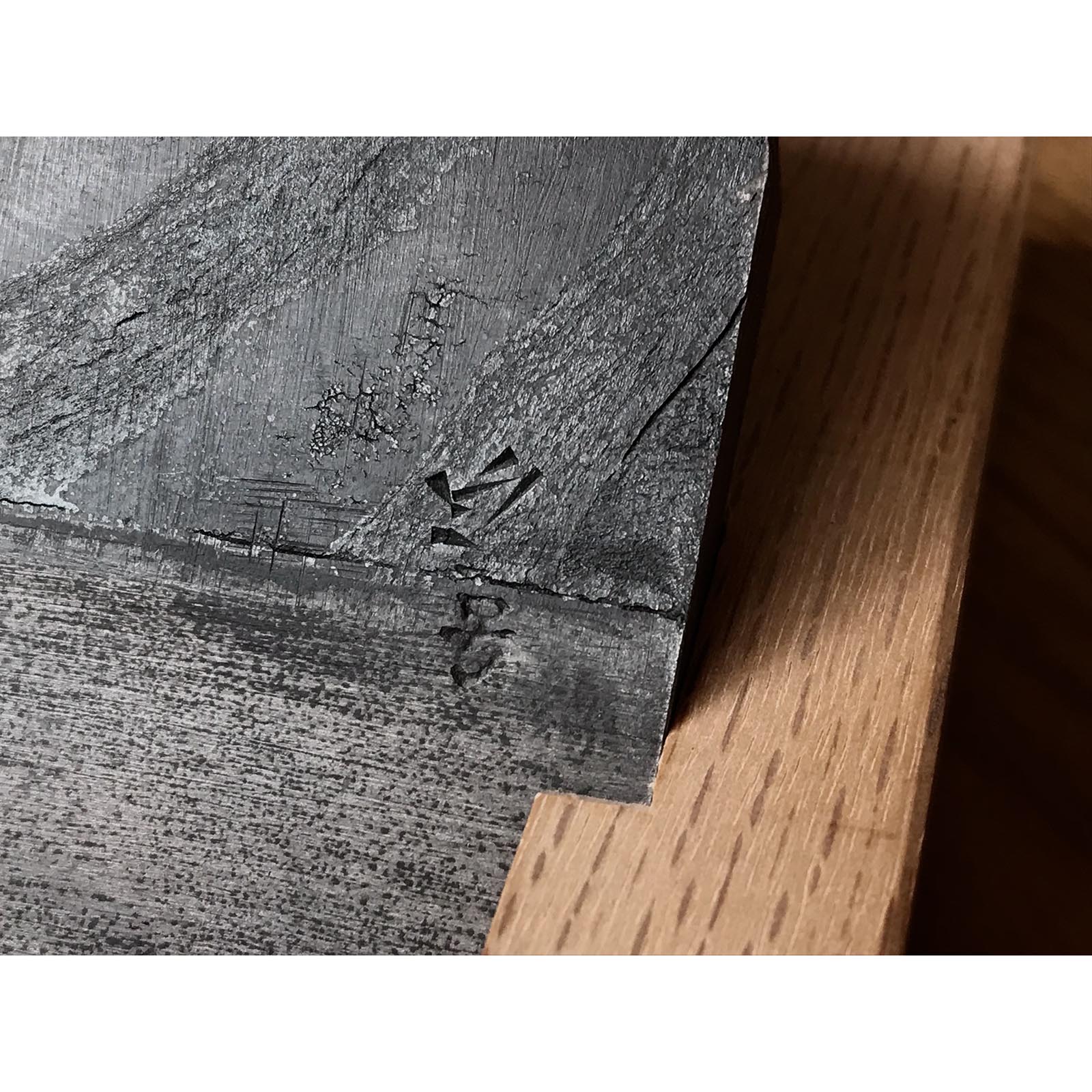 Uzumaki (swirl) Large Plane (Kanna) by Mosaku From Collector 蔵出し 神田規久夫 も作 渦巻 大鉋 105mm