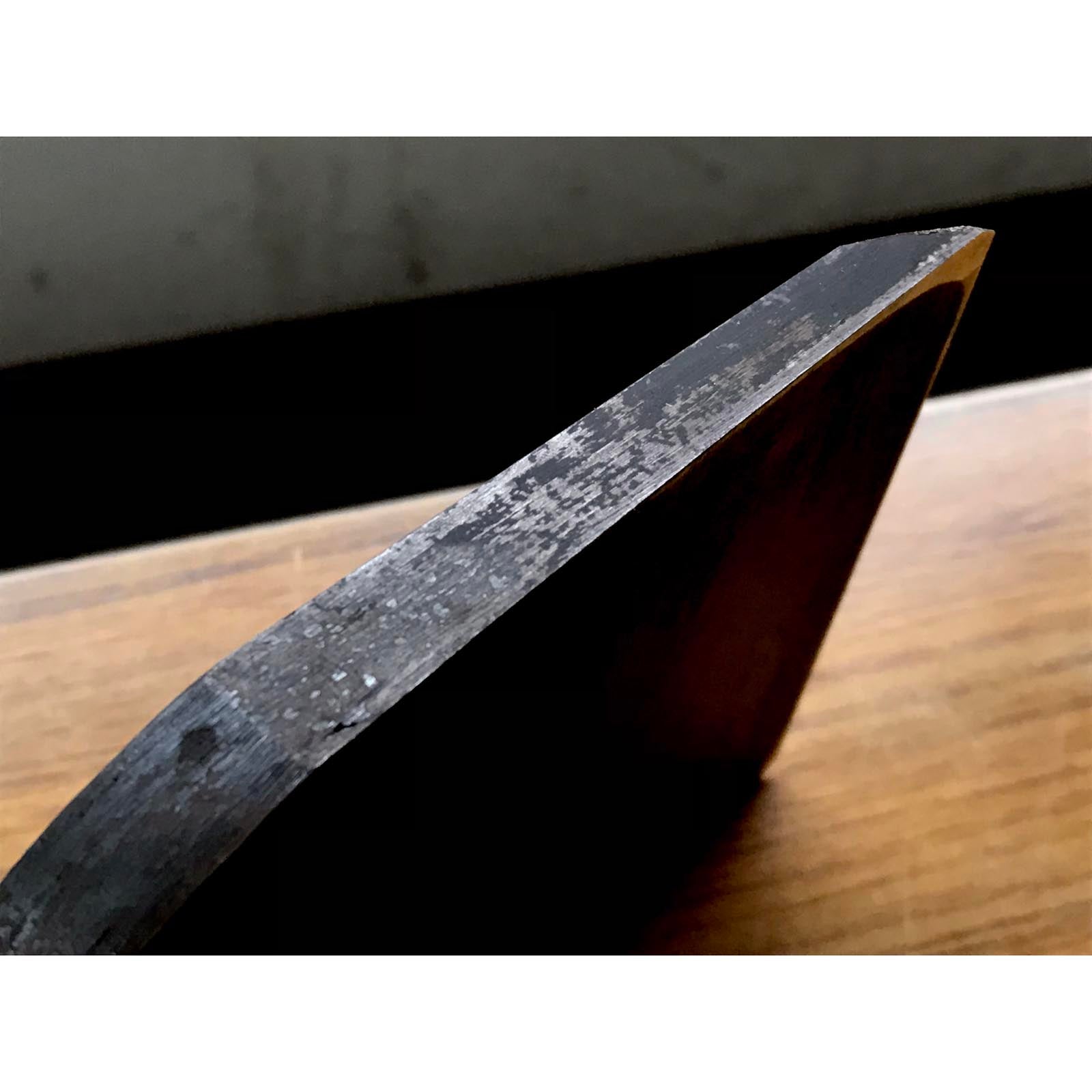 Uzumaki (swirl) Large Plane (Kanna) by Mosaku From Collector 蔵出し 神田規久夫 も作 渦巻 大鉋 105mm