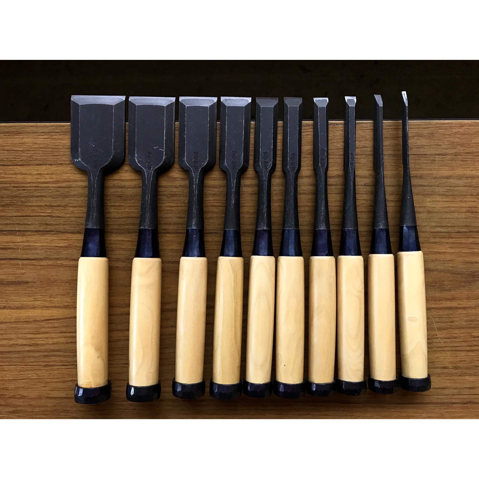 元寿舟弘 船津祐司作 追入組鑿 黄楊柄