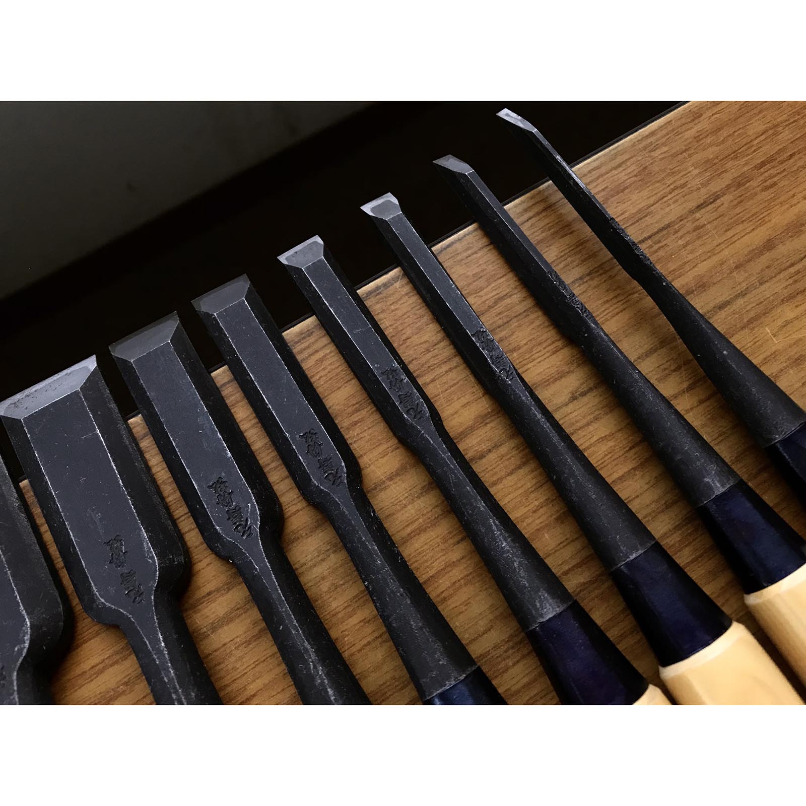 元寿舟弘 船津祐司作 追入組鑿 黄楊柄