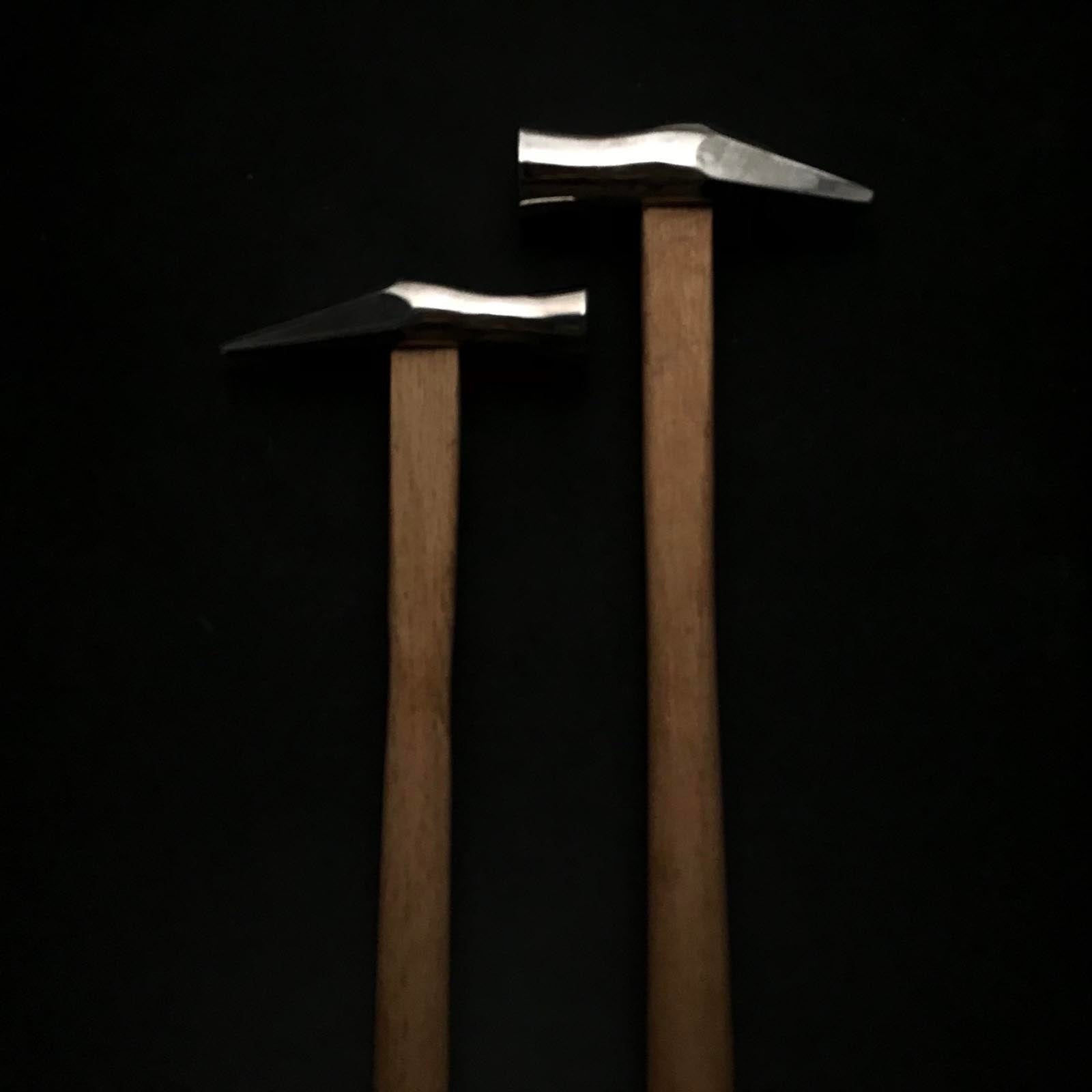 Old stock Touroku Katakuchi Stainless steel Hammers(Gennon) by Hiroki‘s Apprentice  掘出し物 藤六 ステンレス片口玄翁