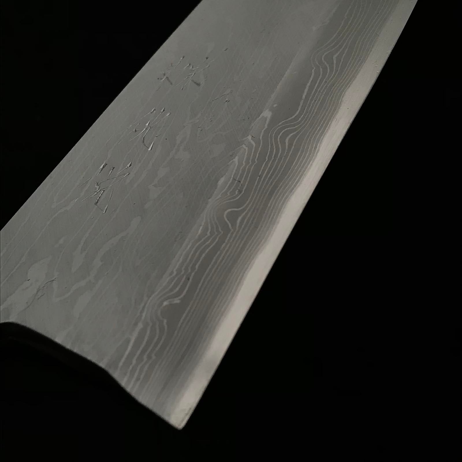 Kouetsu Damascus Finish Deba Bocho 侊悦 青紙鋼 墨流し 出刃包丁 180,195mm