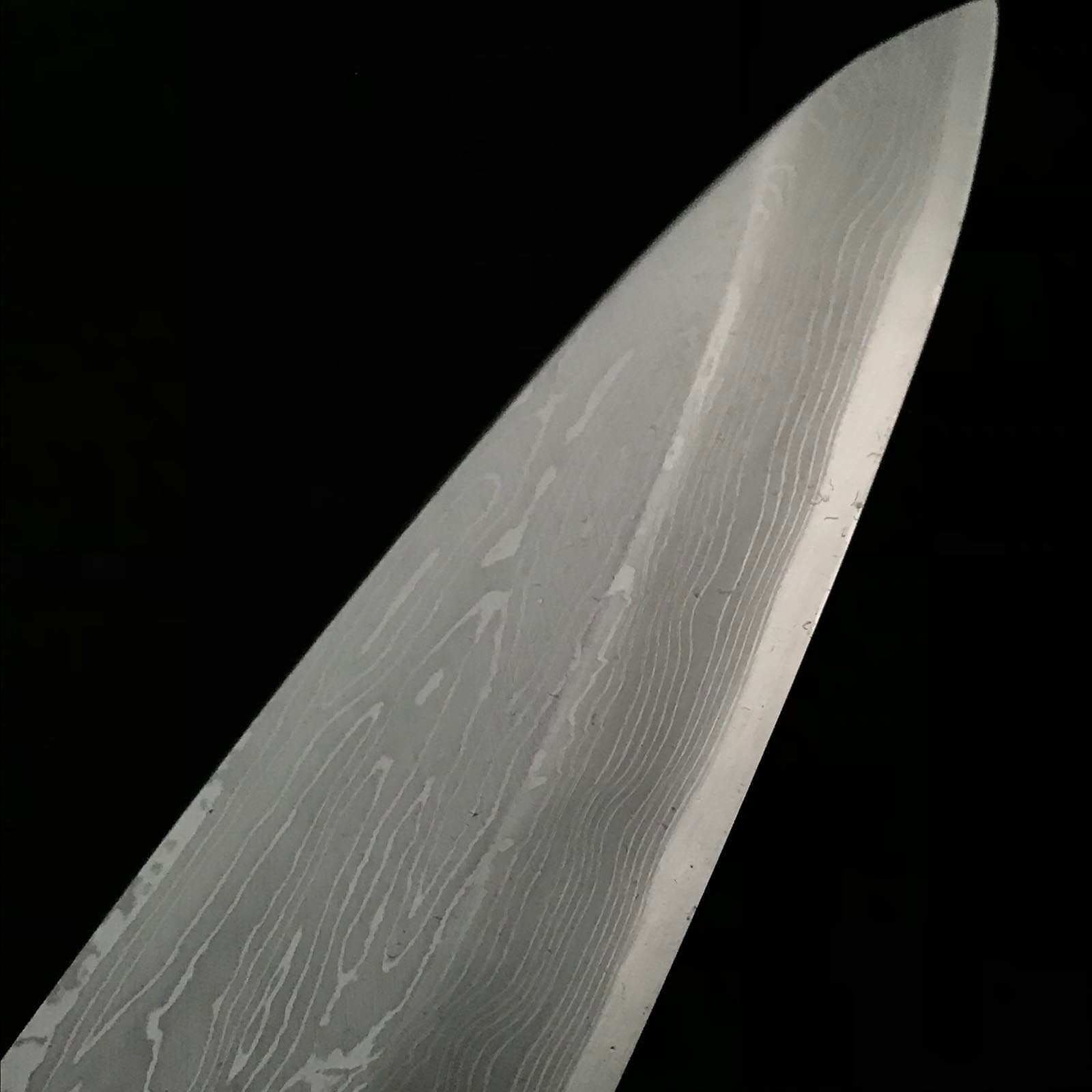 Kouetsu Damascus Finish Deba Bocho 侊悦 青紙鋼 墨流し 出刃包丁 180,195mm