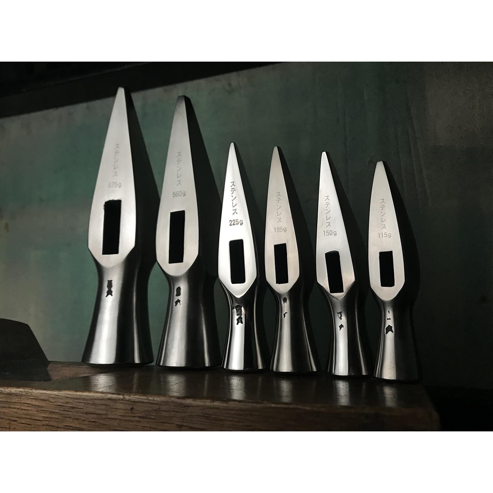 Touroku Funate Stainless steel Hammers(Gennon) by Hiroki‘s Apprentice  藤六 ステンレス舟手玄翁