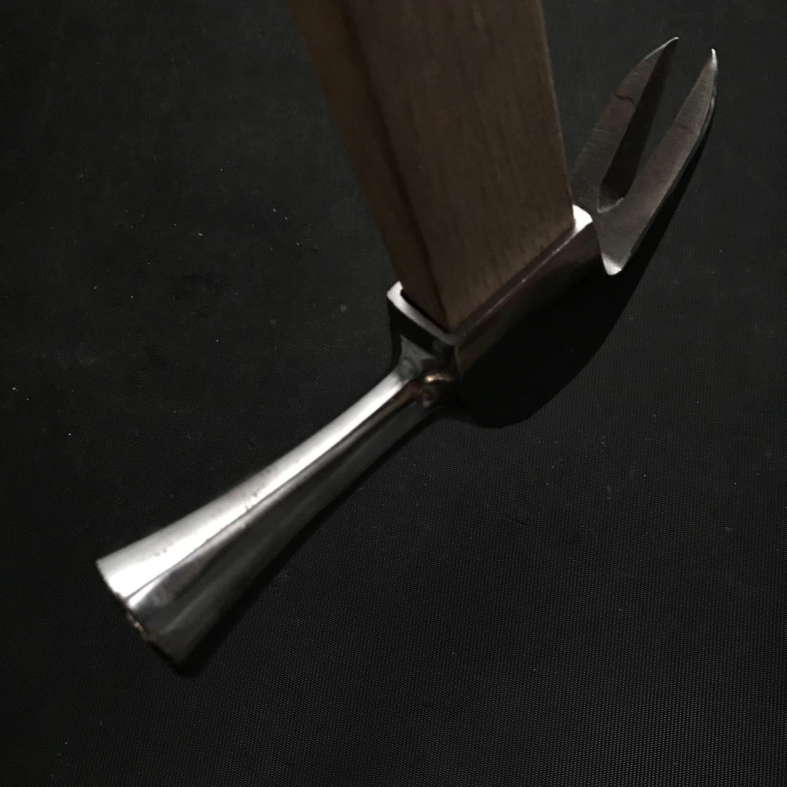 Old stock Kariwaku Stainless steel Hammers with dragon carving 掘出し物 龍彫入 ステンレス仮枠ハンマー 滑り止め付