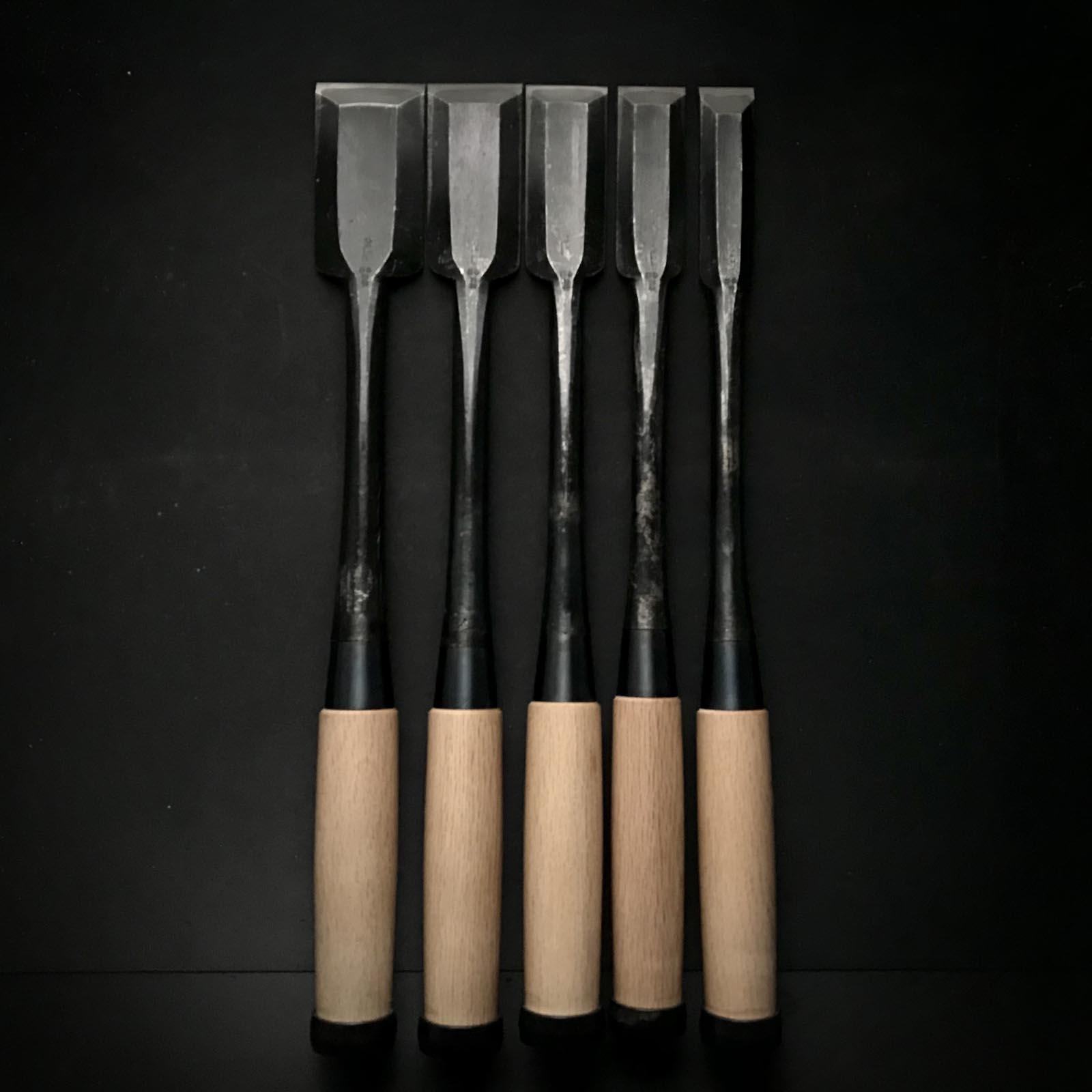 岩崎瑛介作 岩崎永祐作 岩崎穴屋鑿 穴屋ノミ 48,42,36,30,24mm