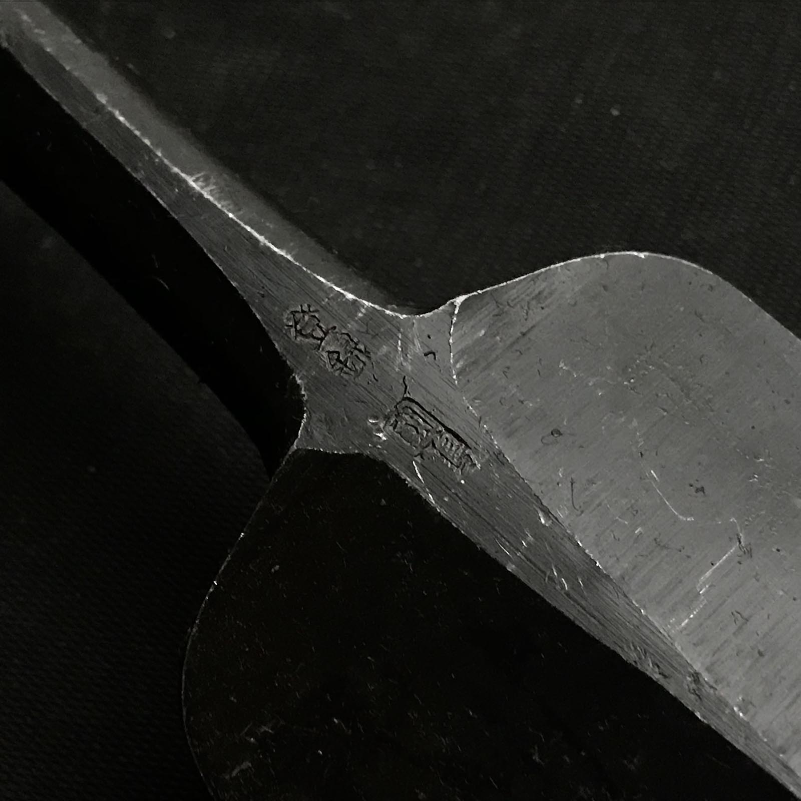 Old stock Kunitsuru Shinogi Paring chisels with white steel 掘出し物 國鶴 鎬薄鑿 Usunomi 48mm