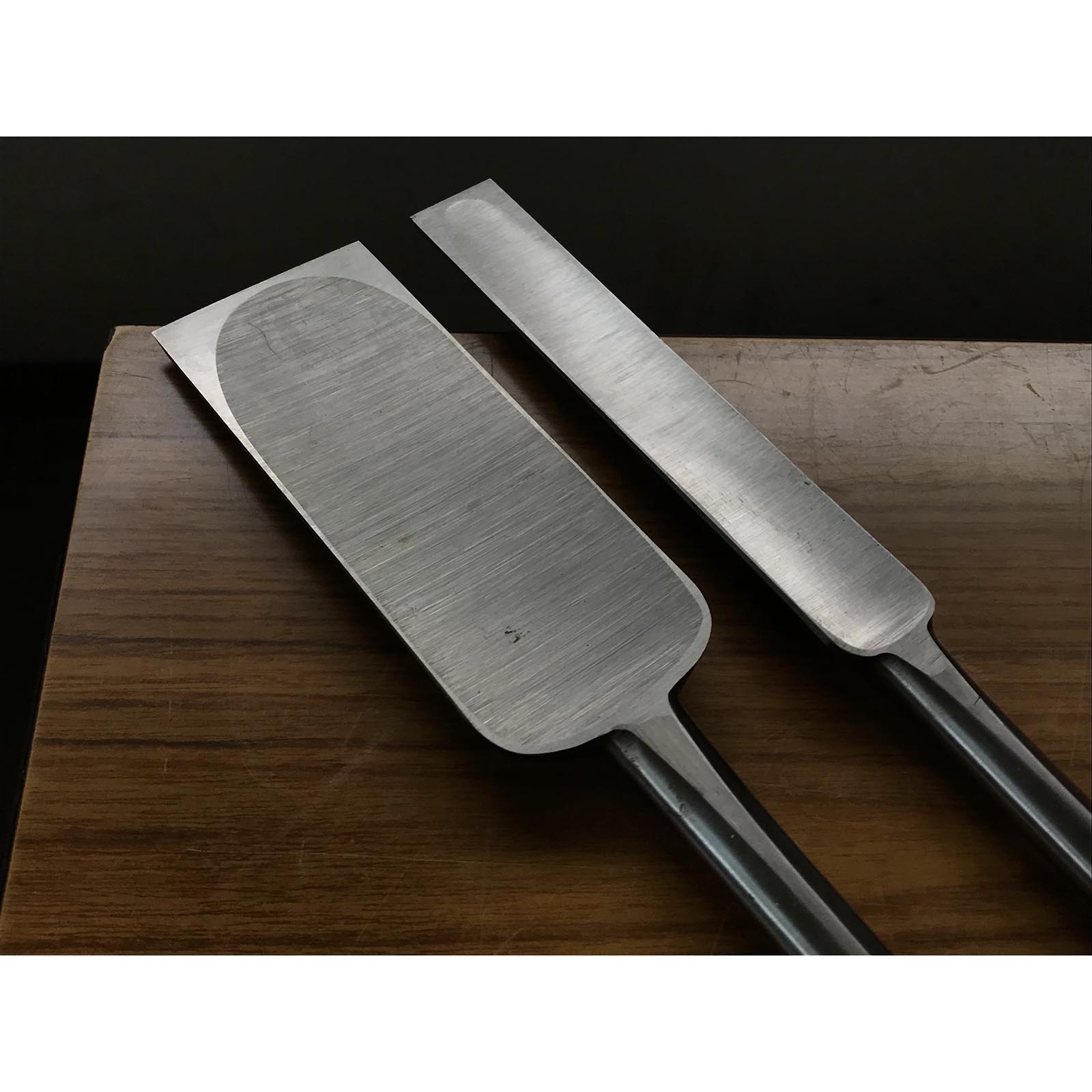 Old stock Kanemitsu Special made Slick Chisels set 掘出し物 兼光特製 龍虎彫 本突き組鑿 54,24mm Ootsuki-nomi, Hontsuki-Nomi #2