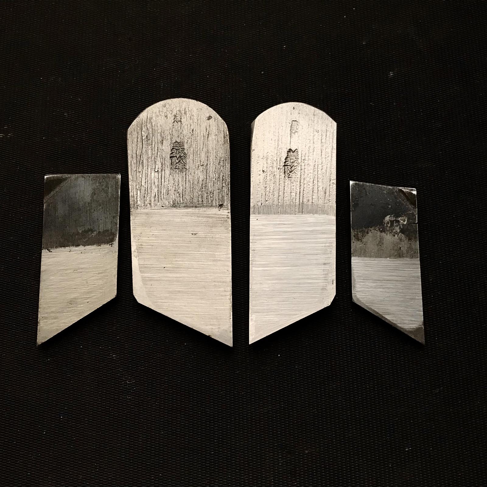 Yoshitaka Small Rabbet Planes (Kiwa-Kanna) with blue steel 義隆 豆際鉋 青紙鋼