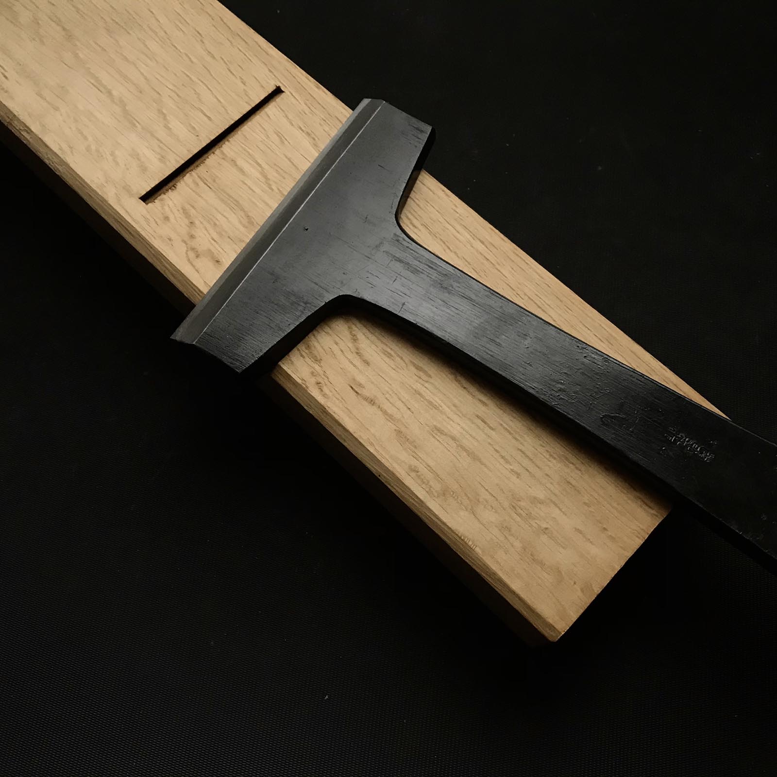 Kikuhiromaru Scraper with White steel (For Plane Body Bottom Set up ) 菊弘丸 鉋下端スクレイパー 90mm&60mm