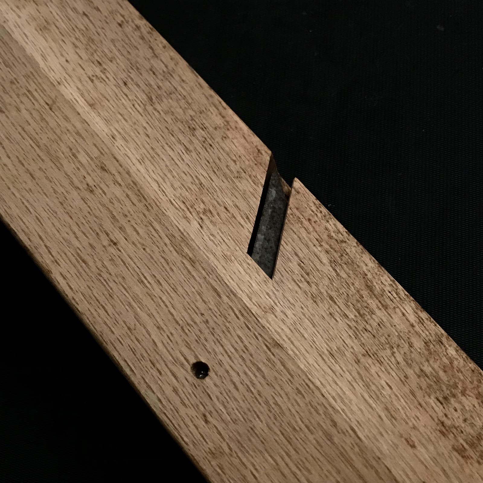 #2 Old stock Chojiro Side Rabbet Plane with blue steel right hand 掘出し物 長二郎 右 脇取鉋 Wakitori kanna