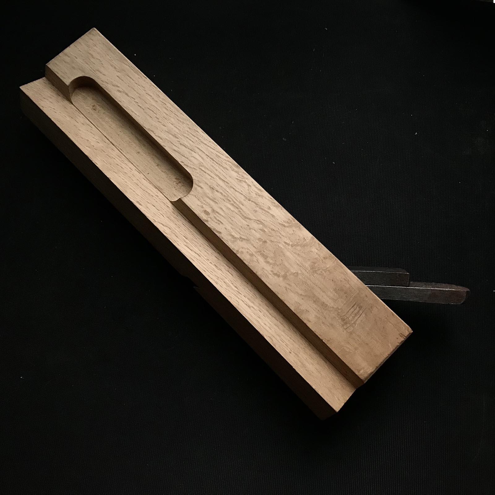 #2 Old stock Chojiro Side Rabbet Plane with blue steel right hand 掘出し物 長二郎 右 脇取鉋 Wakitori kanna