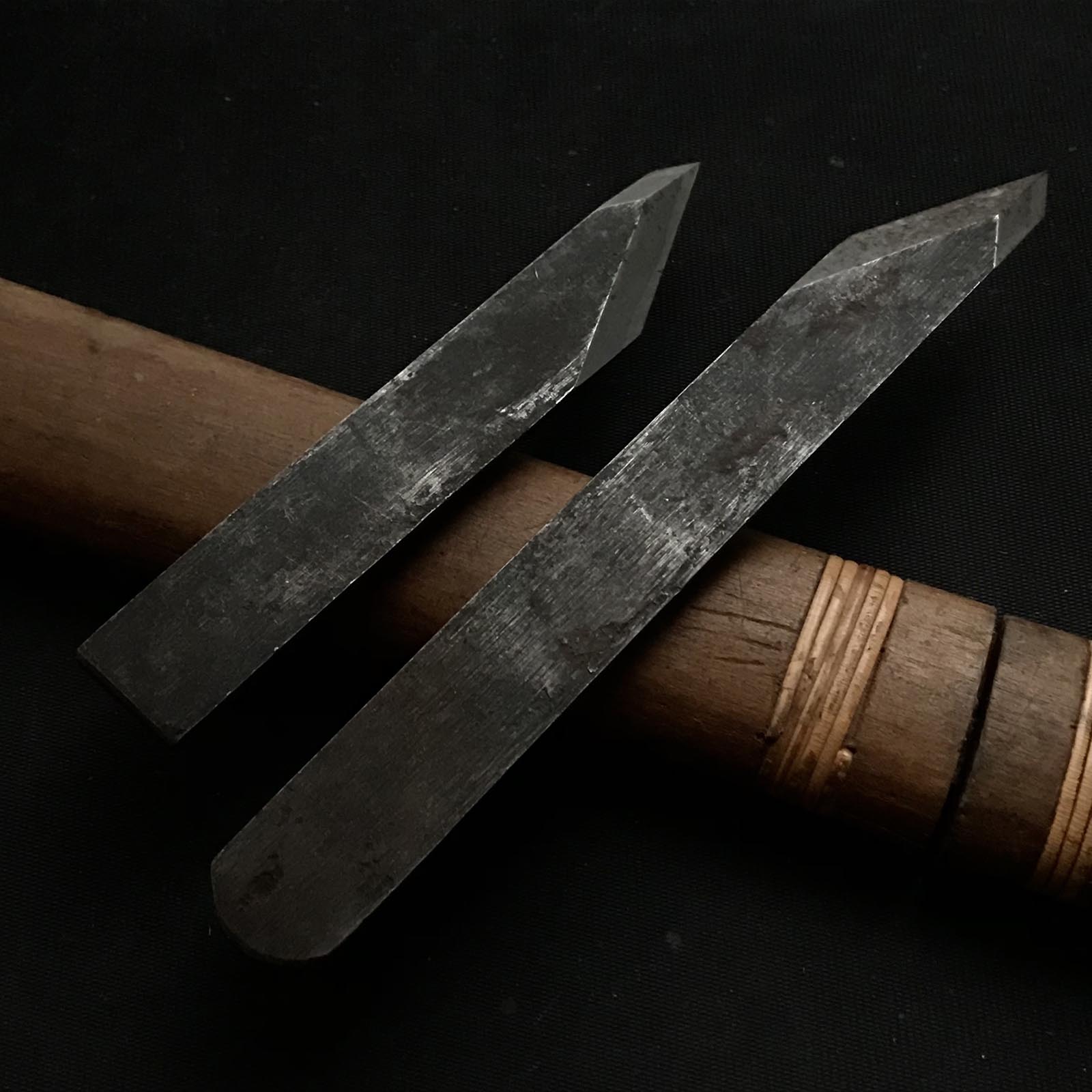 #2 Old stock Chojiro Side Rabbet Plane with blue steel right hand 掘出し物 長二郎 右 脇取鉋 Wakitori kanna