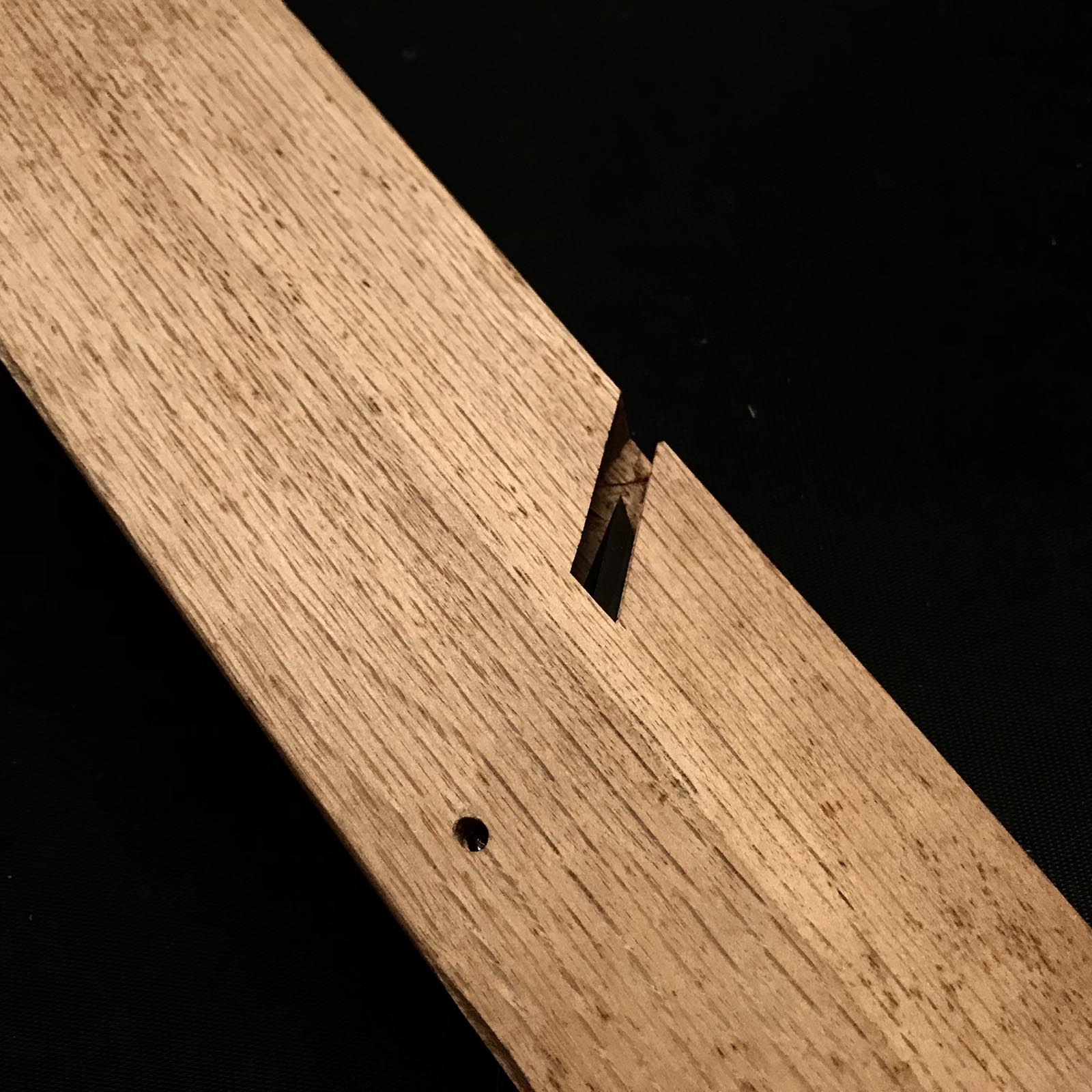 #3 Old stock Chojiro Side Rabbet Plane with blue steel right hand 掘出し物 長二郎 右 脇取鉋 Wakitori kanna