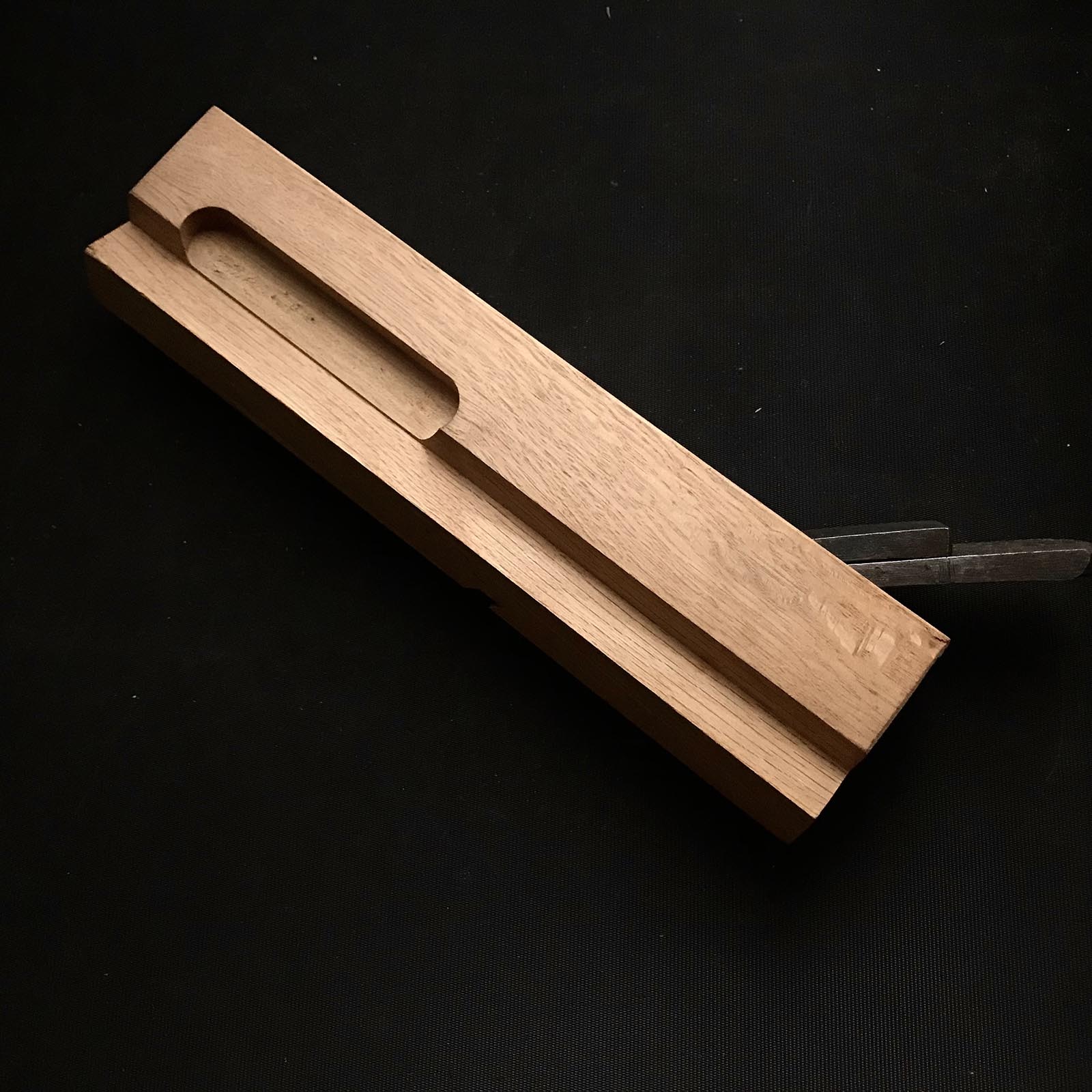 #3 Old stock Chojiro Side Rabbet Plane with blue steel right hand 掘出し物 長二郎 右 脇取鉋 Wakitori kanna