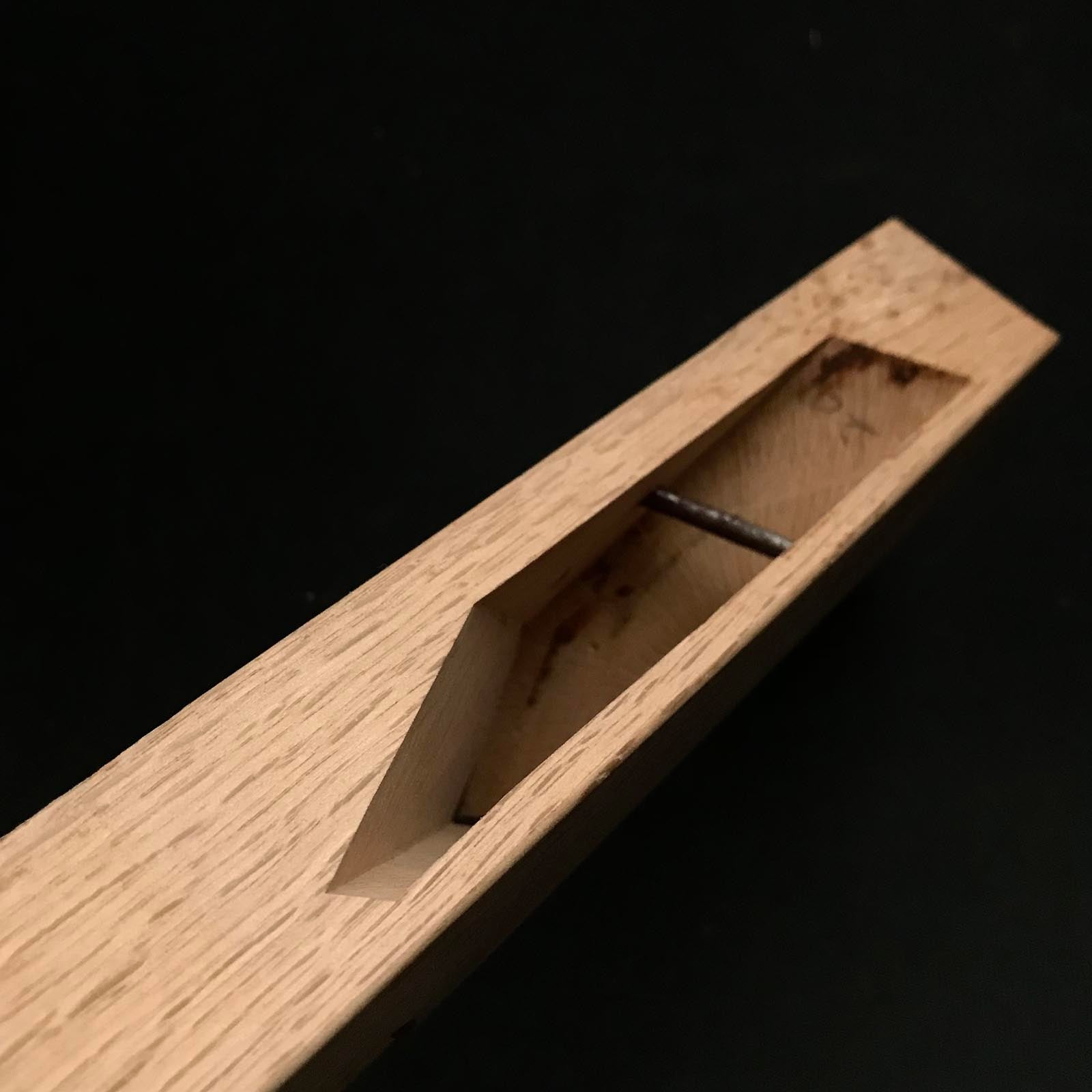 #3 Old stock Chojiro Side Rabbet Plane with blue steel right hand 掘出し物 長二郎 右 脇取鉋 Wakitori kanna