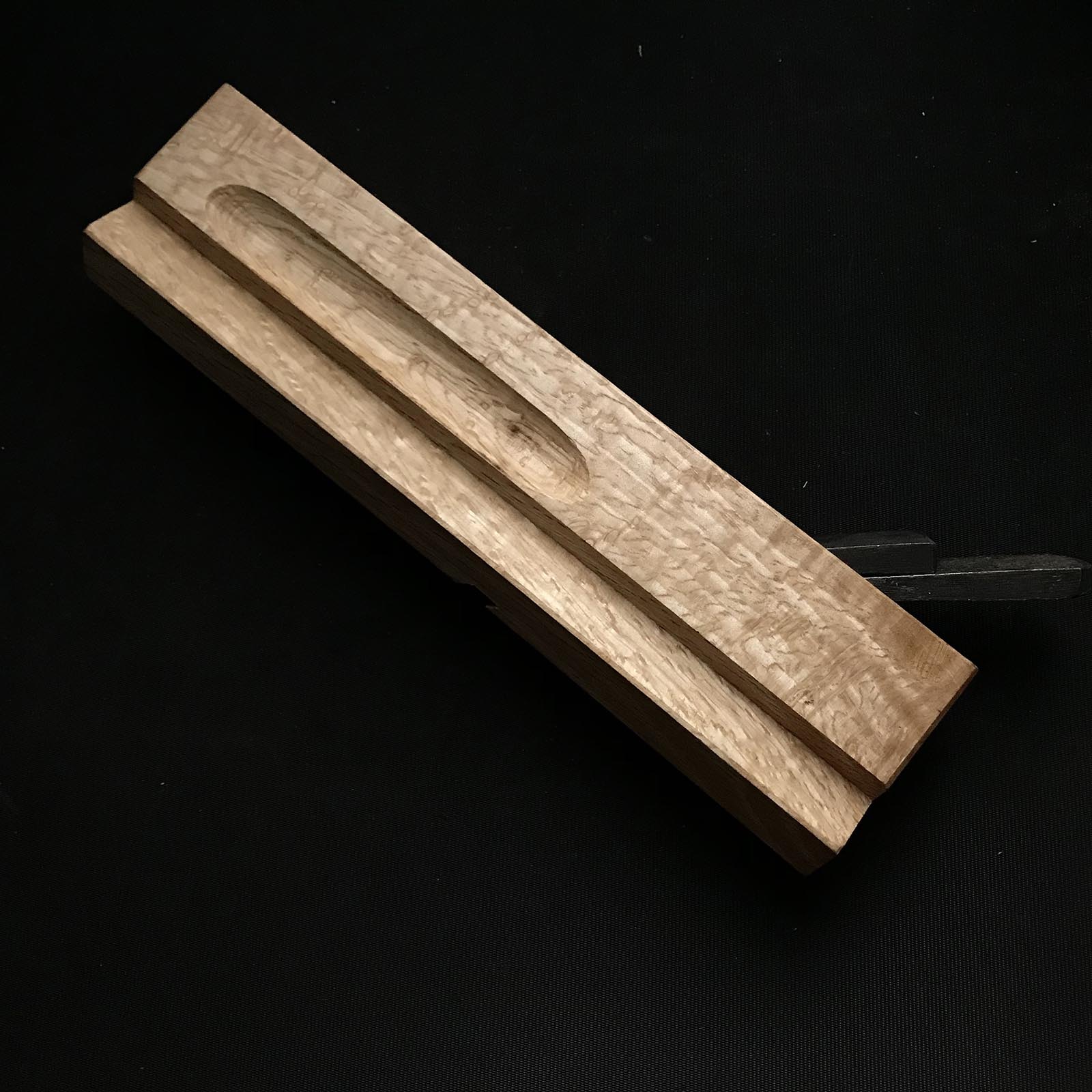 #4 Old stock Kaneharu Side Rabbet Plane with blue steel right hand 掘出し物 包春 右 脇取鉋 Wakitori kanna