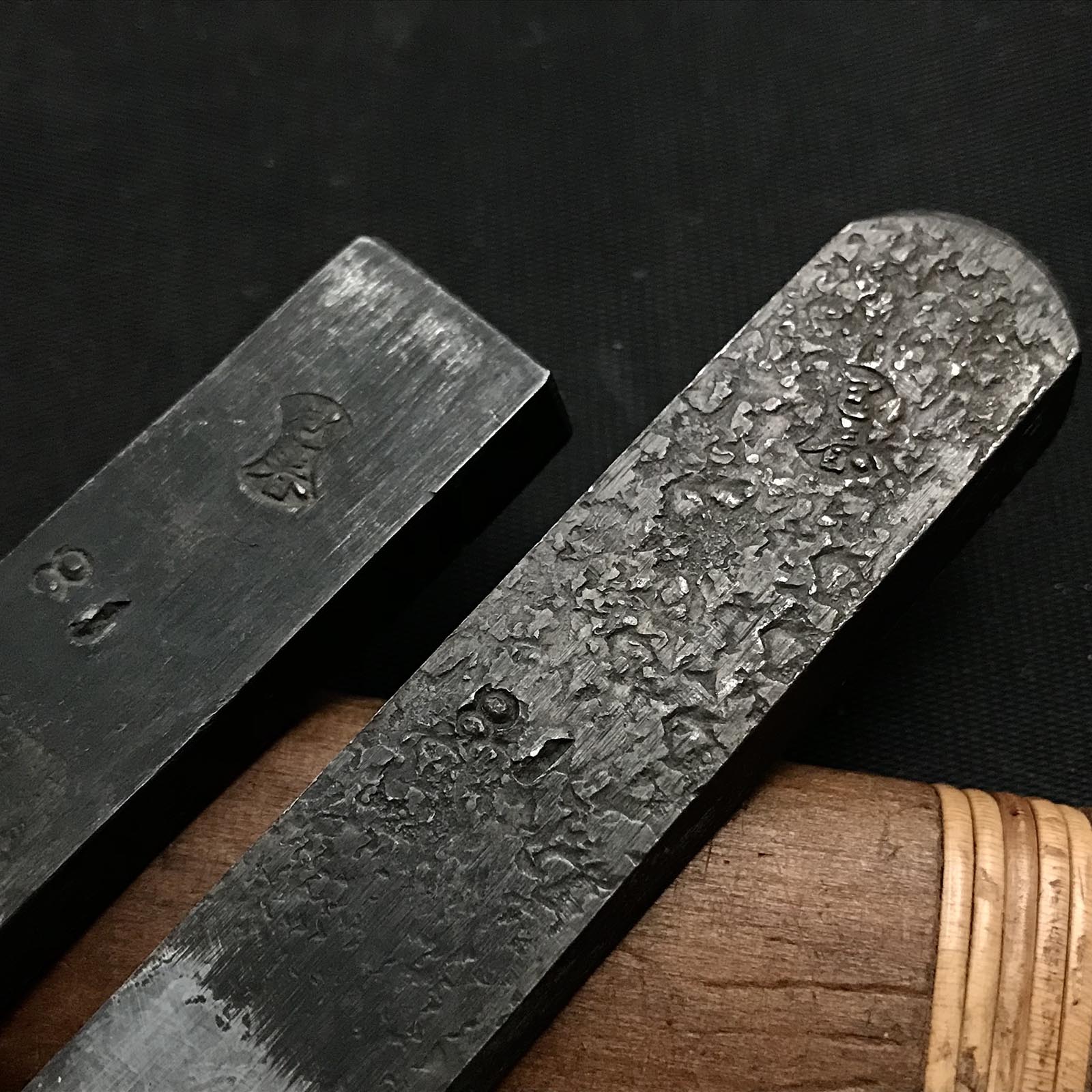 #4 Old stock Kaneharu Side Rabbet Plane with blue steel right hand 掘出し物 包春 右 脇取鉋 Wakitori kanna