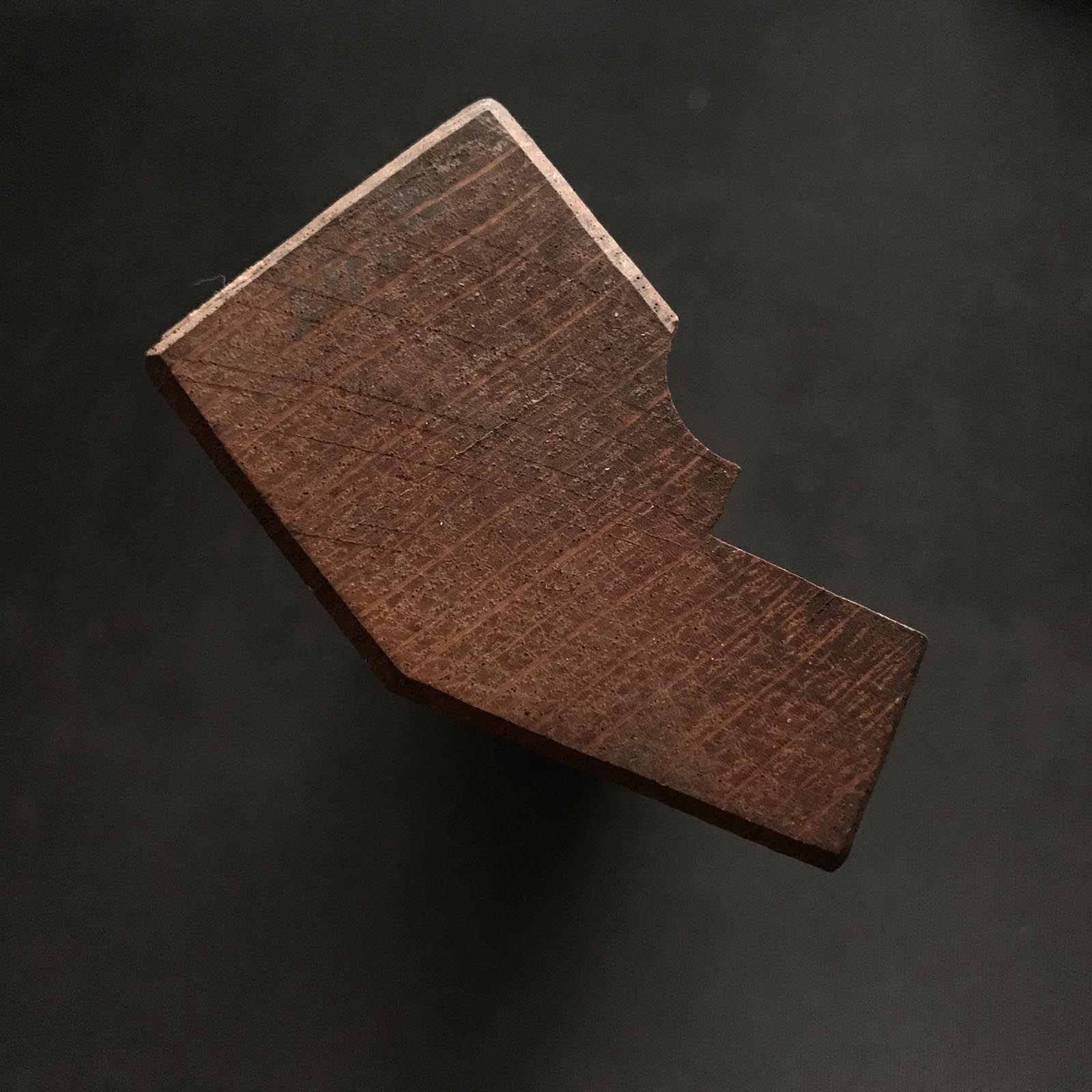 #5 Old stock Etsue Side Rabbet Plane with blue steel right hand 掘出し物 悦英 右 脇取鉋 Wakitori kanna