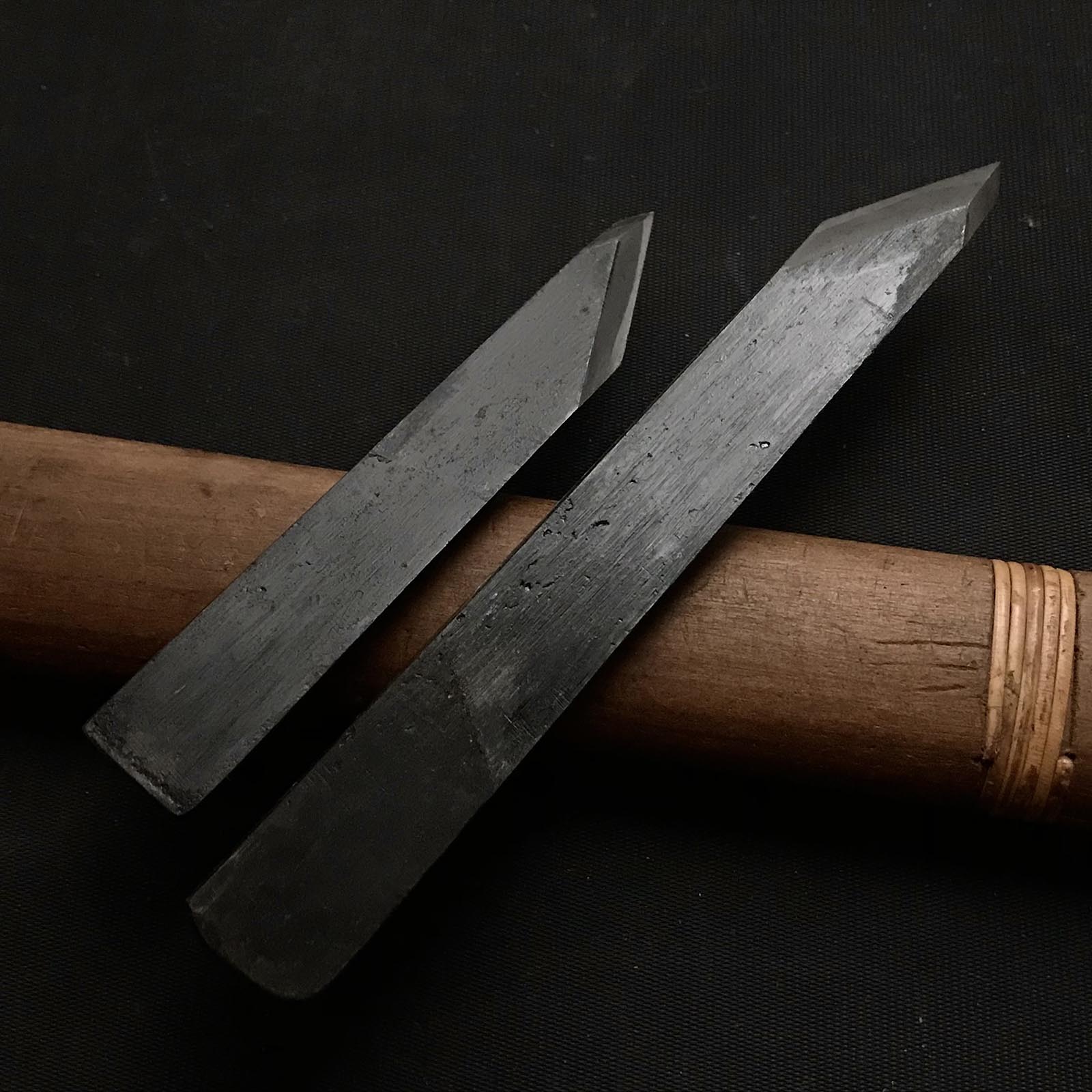 #5 Old stock Etsue Side Rabbet Plane with blue steel right hand 掘出し物 悦英 右 脇取鉋 Wakitori kanna