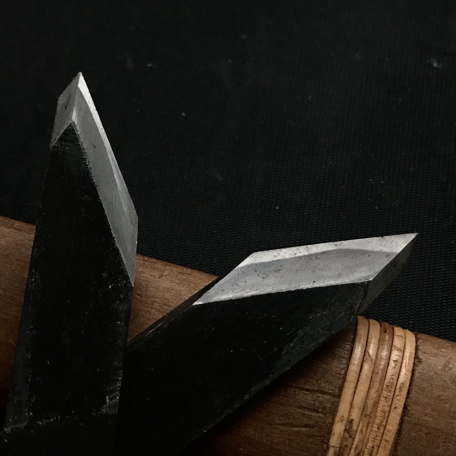 #5 Old stock Etsue Side Rabbet Plane with blue steel right hand 掘出し物 悦英 右 脇取鉋 Wakitori kanna