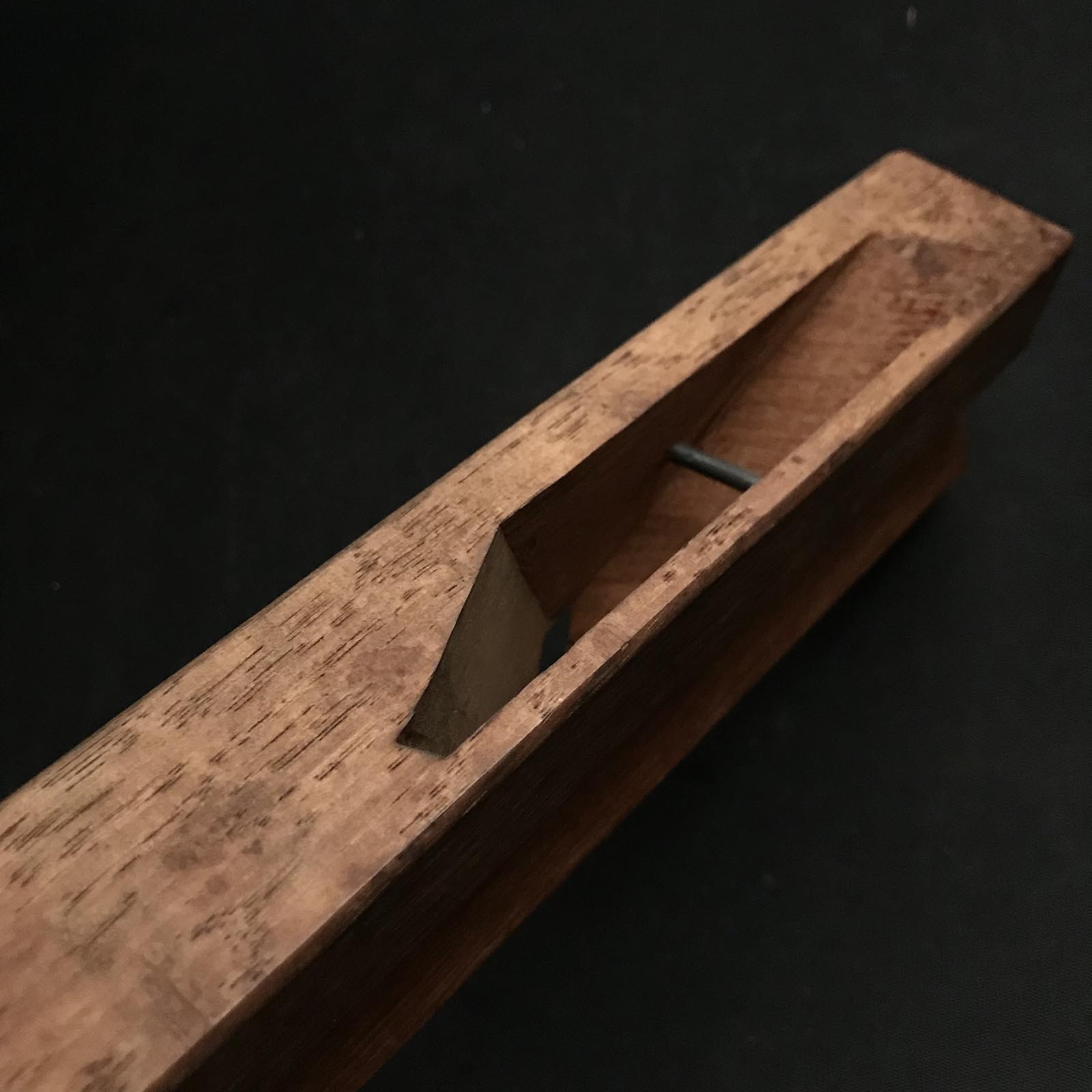 #5 Old stock Etsue Side Rabbet Plane with blue steel right hand 掘出し物 悦英 右 脇取鉋 Wakitori kanna