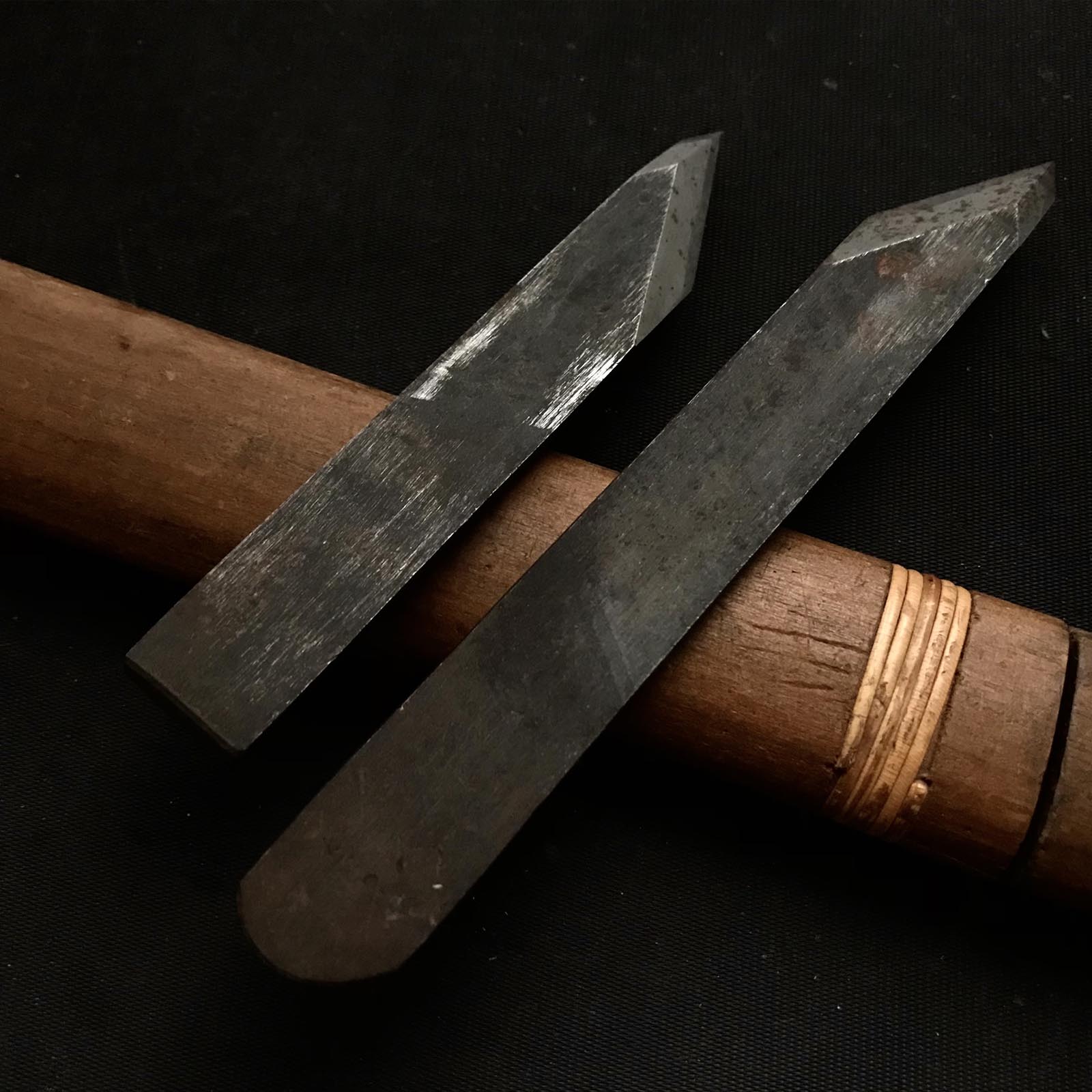 #6 Old stock Chojiro Side Rabbet Plane with blue steel right hand 掘出し物 長二郎 右 脇取鉋 Wakitori kanna